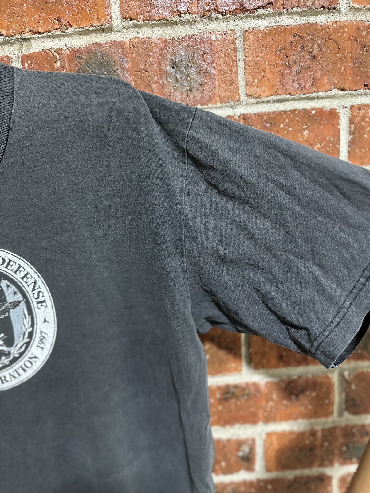 Sears Thrashed Vintage Deparment Of Defense Sun Faded Tee Size US L / EU 52-54 / 3 - 7 Thumbnail