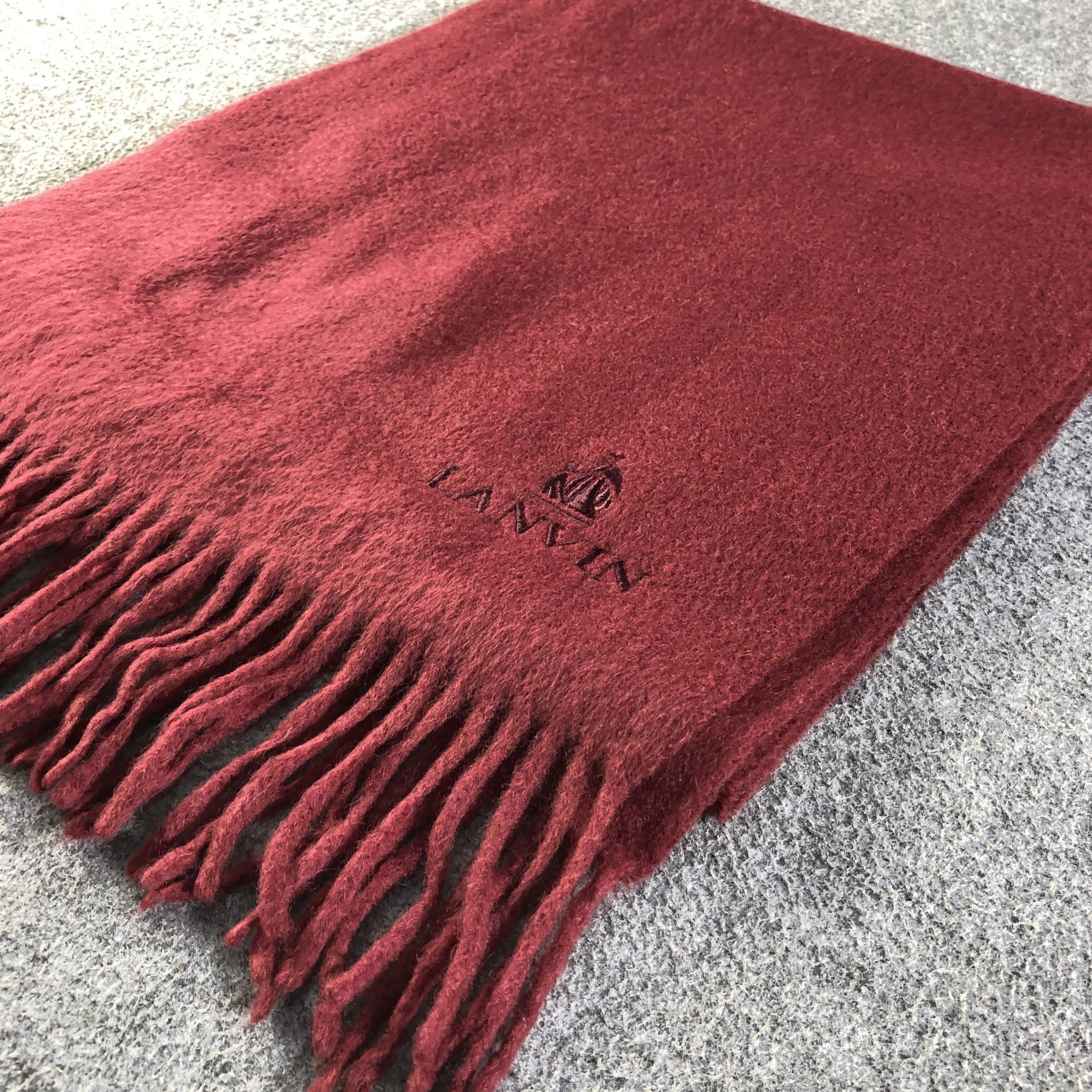 Lanvin Lanvin Cashmere Scarf / Muffler / Neckwear P339 Size ONE SIZE - 4 Thumbnail