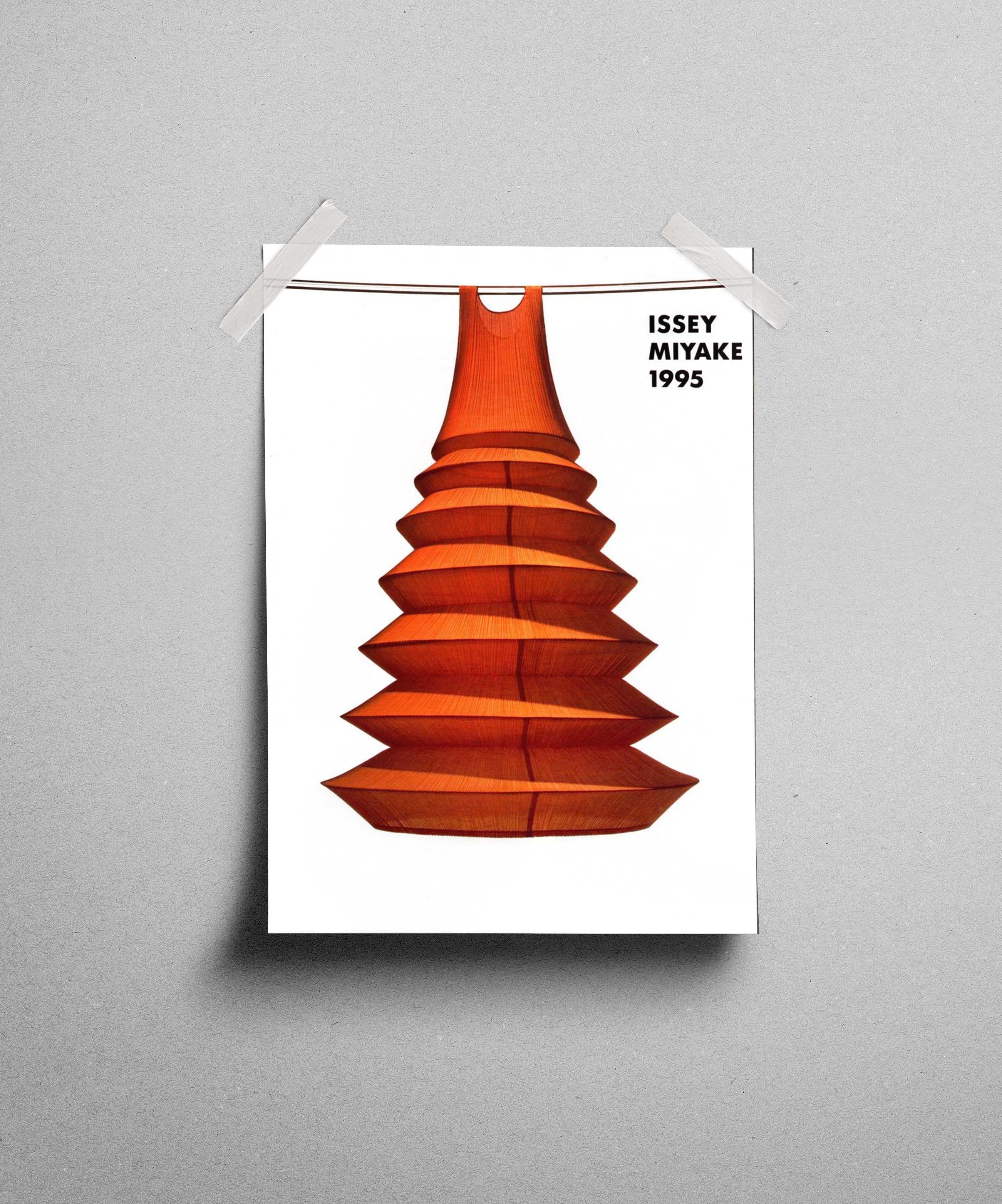 Pleats Please Issey Miyake 1995 Issey Miyake Poster Gift Vintage Archive Book Magazine Size ONE SIZE - 1 Thumbnail