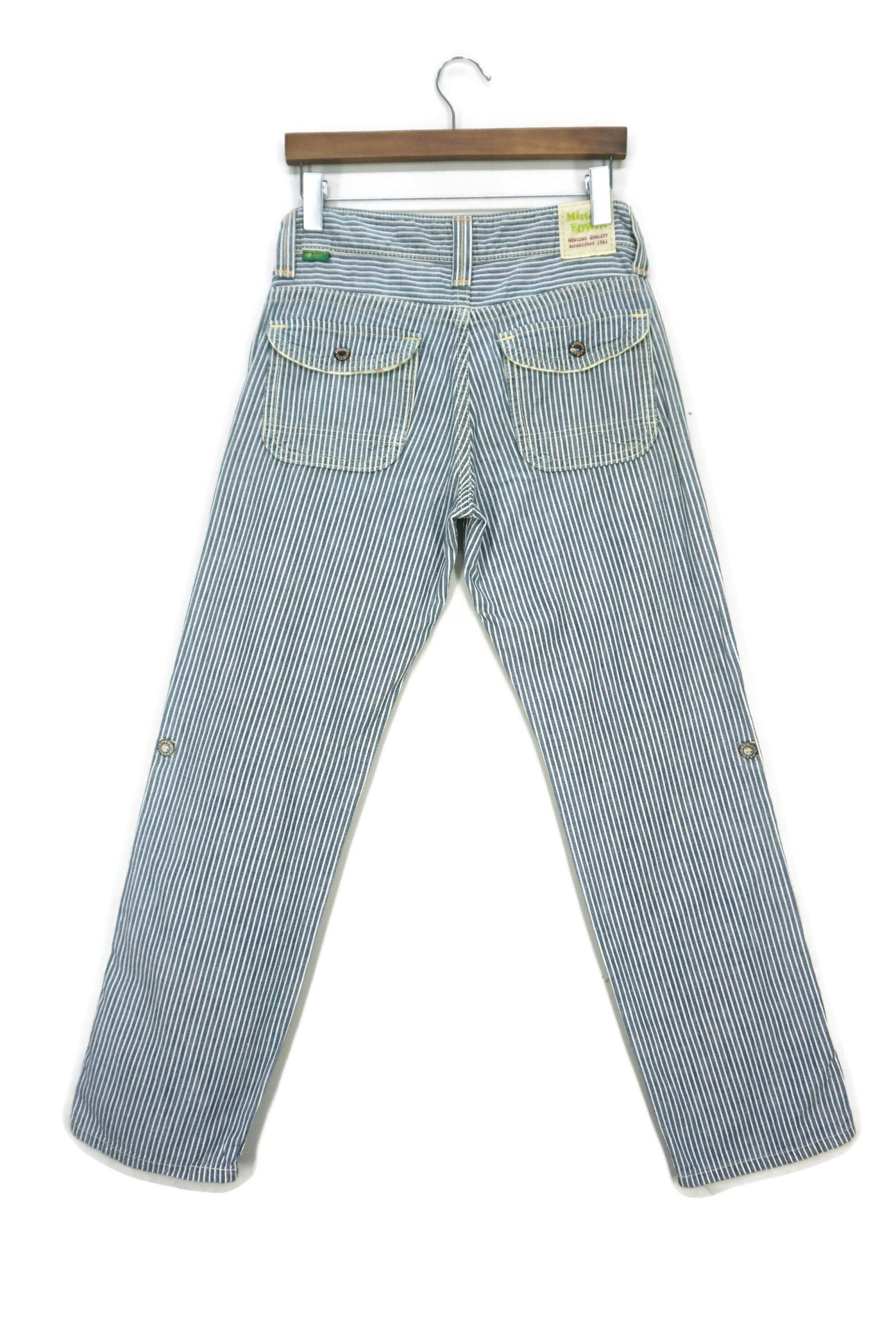 Japanese Brand Miss Edwin Jeans Size 27 fit W30xL31 Banana Fiber Hickory Size 27" / US 4 / IT 40 - 2 Thumbnail