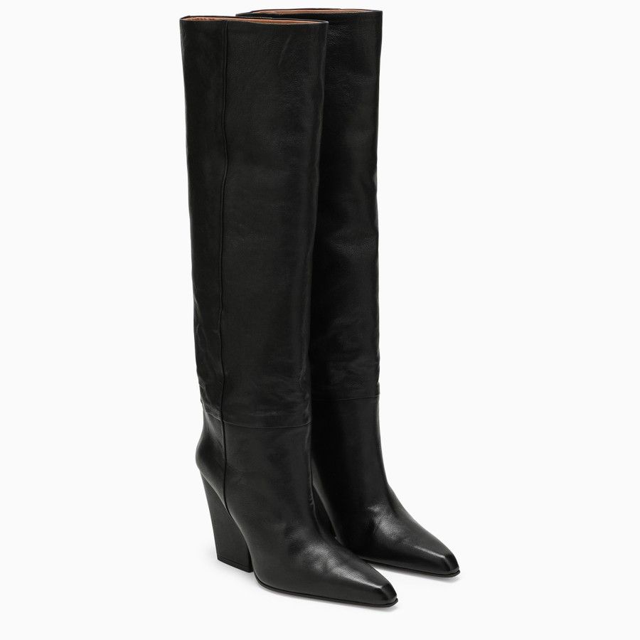 Paris Texas o1d2blof0924 Leather Boots in Black Size US 6.5 / IT 36.5 - 2 Thumbnail