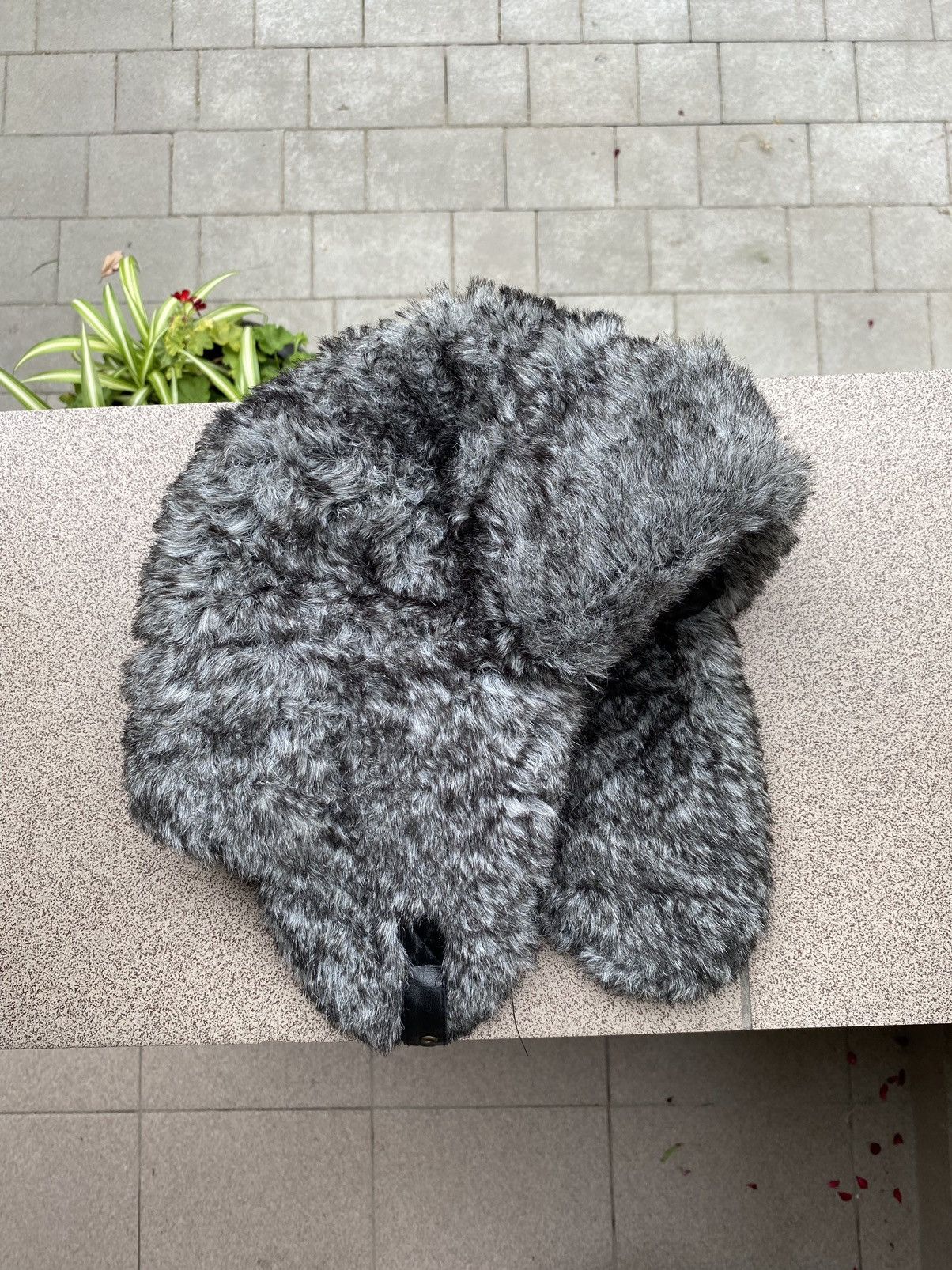 Hysteric Glamour × Vintage Crazy Y2k Mohair Fuzzy Hat Ushanka Punk Winter Size ONE SIZE - 9 Thumbnail