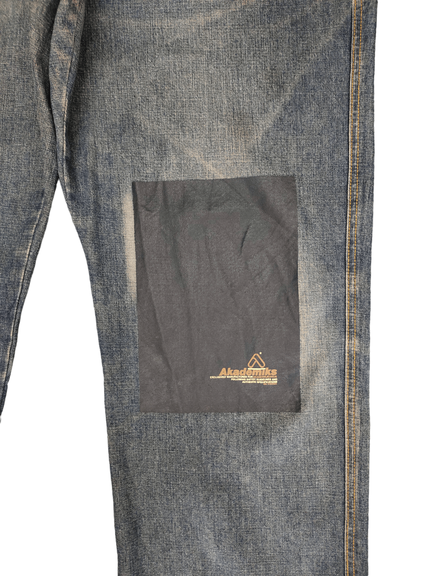 Akademiks Baggy Jeans Akademiks 'Gene Research' Printed Knee Wide Leg Size US 38 / EU 54 - 5 Thumbnail