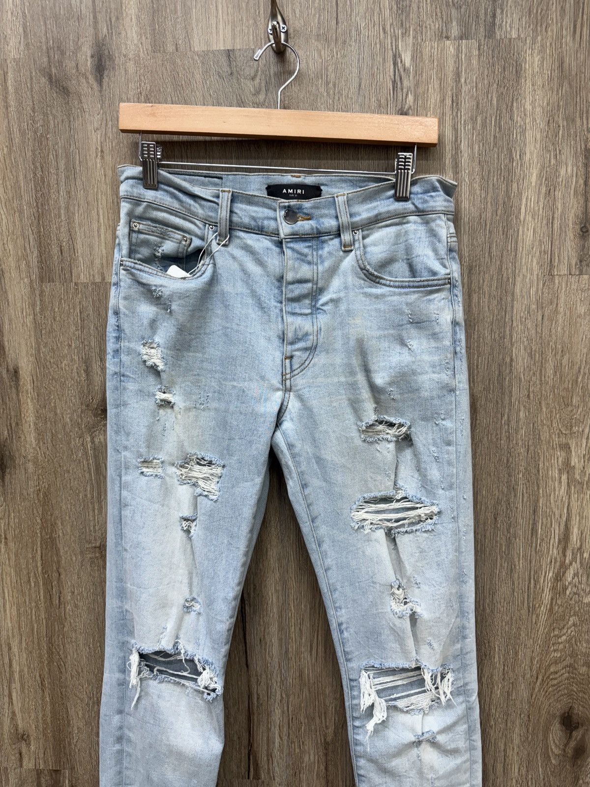 Amiri Amiri Thrasher Denim Jeans Size US 31 - 2 Thumbnail
