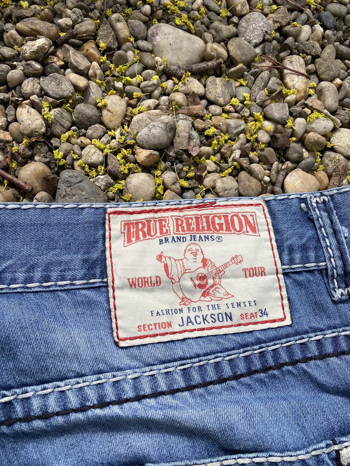 True Religion × Vintage Vintage True Religion Y2K Jeans Size US 38 / EU 54 - 14 Thumbnail