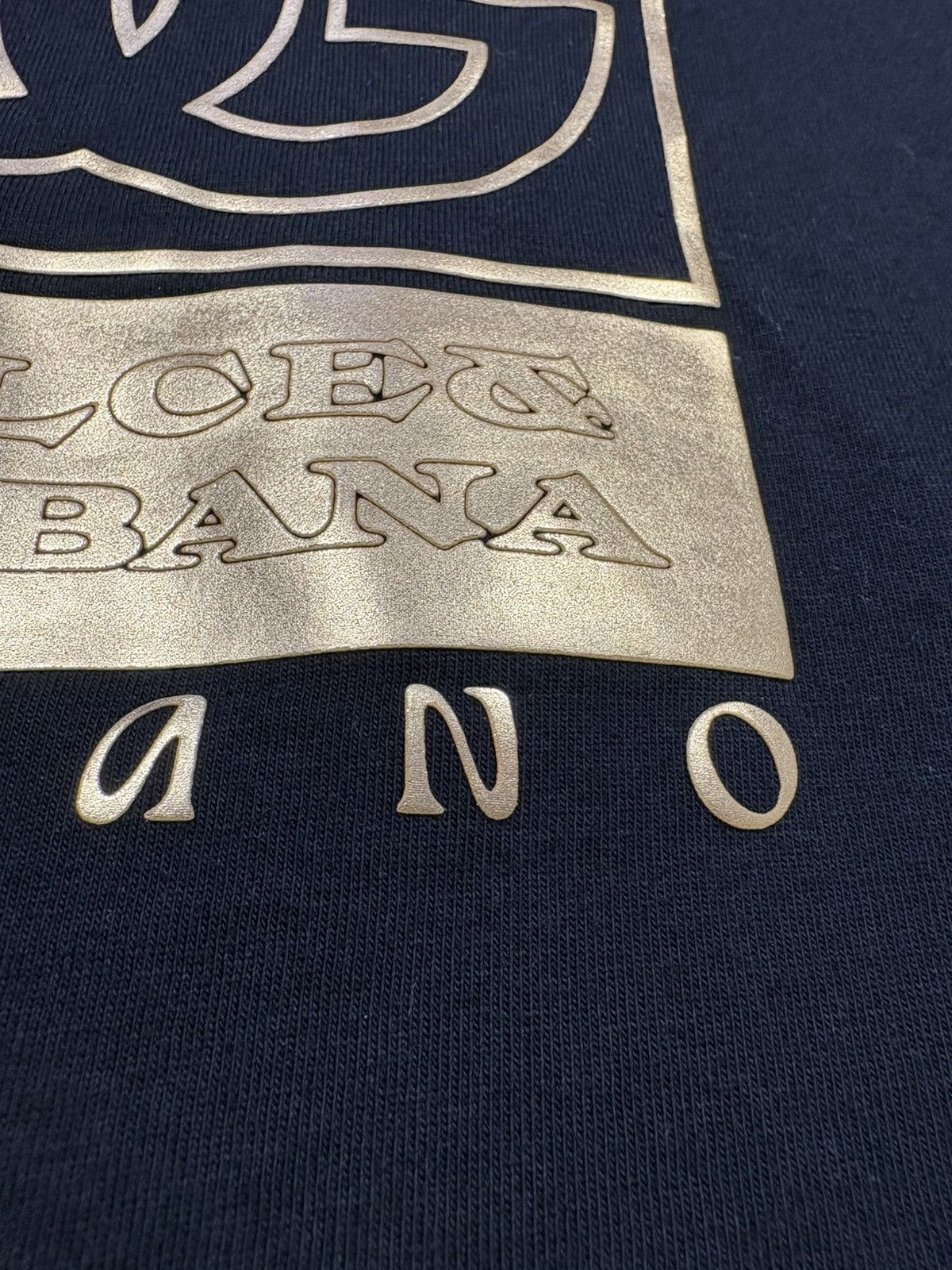 Dolce & Gabbana Dolce & Gabbana DG Milano Gold Logo Limited Edition T-Shirt Size US M / EU 48-50 / 2 - 9 Thumbnail