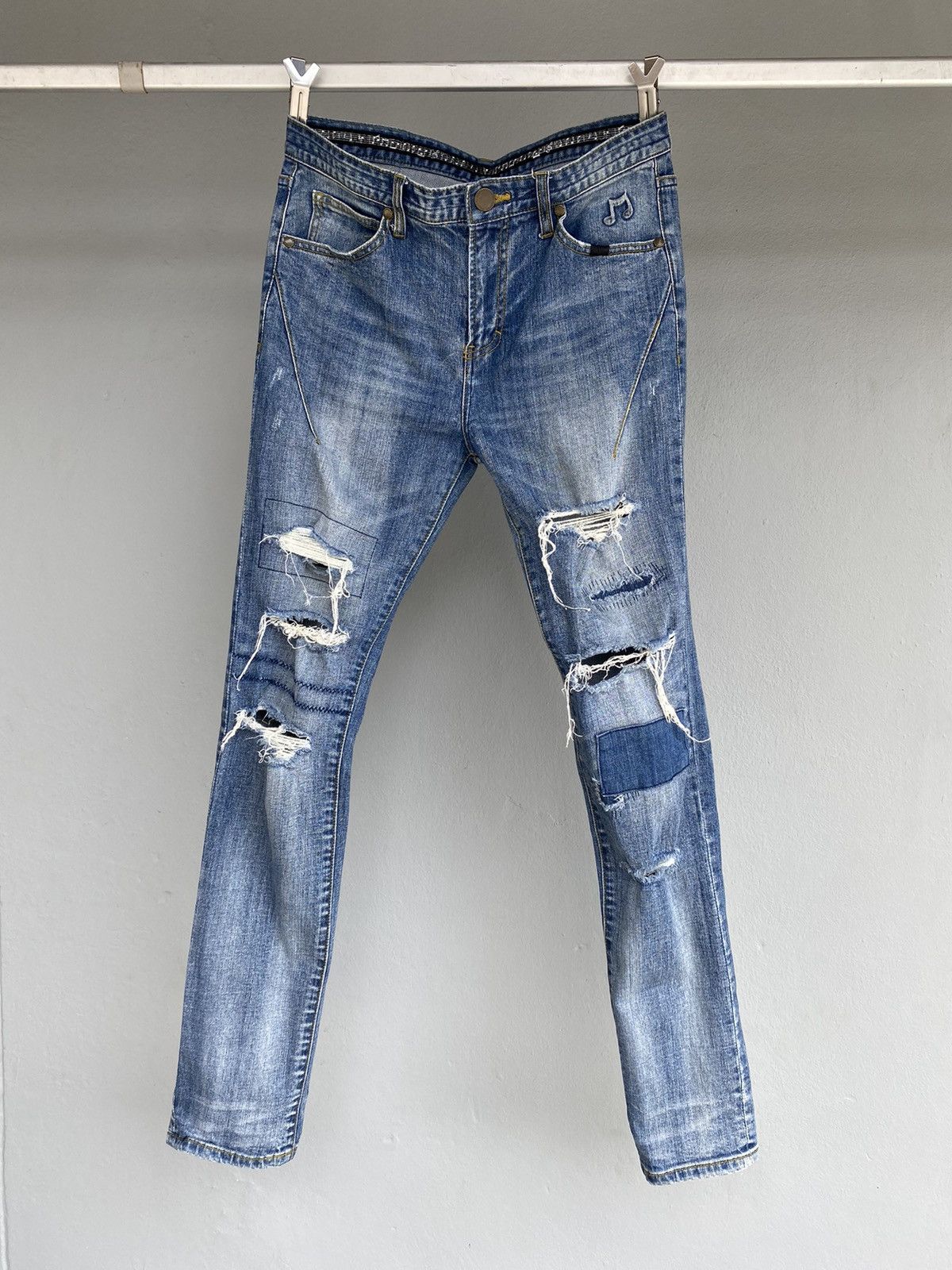 Number (n)ine denim pants