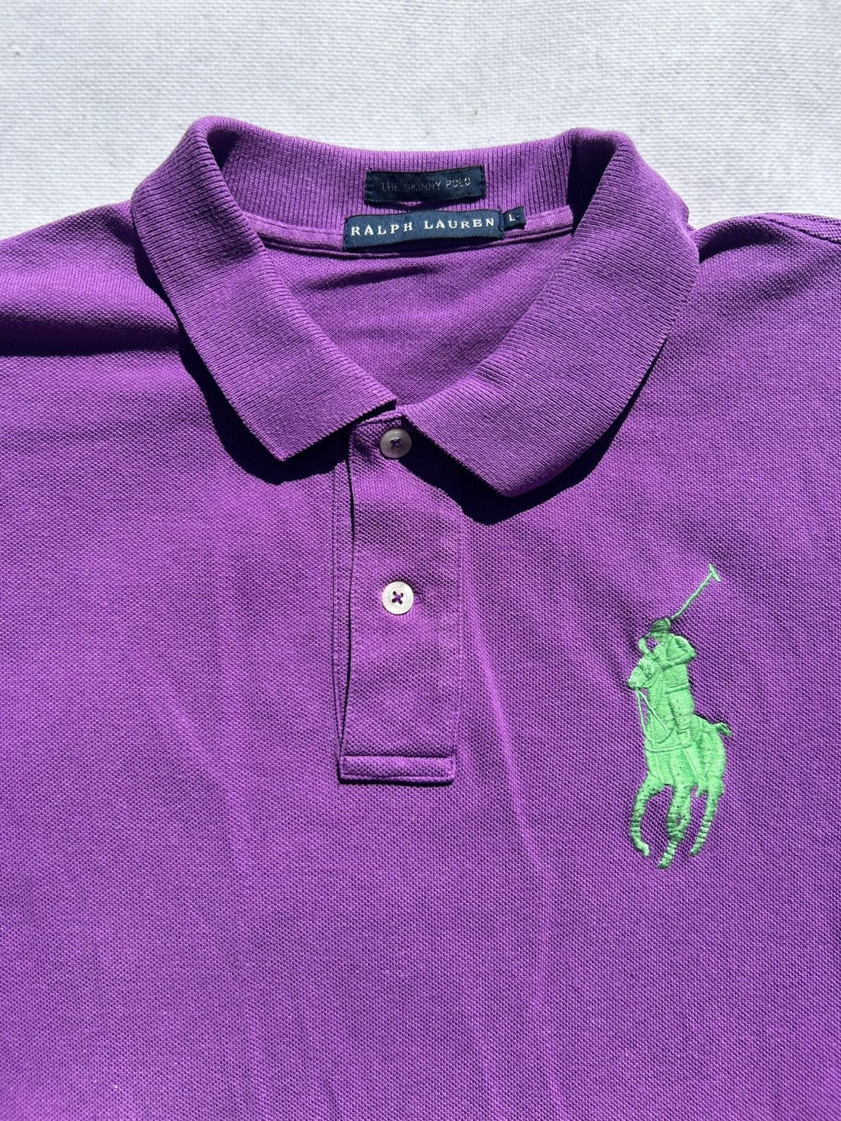 Polo Ralph Lauren Polo Ralph Lauren Polo Shirt Women The Skinny Polo Size L Size L / US 10 / IT 46 - 5 Thumbnail