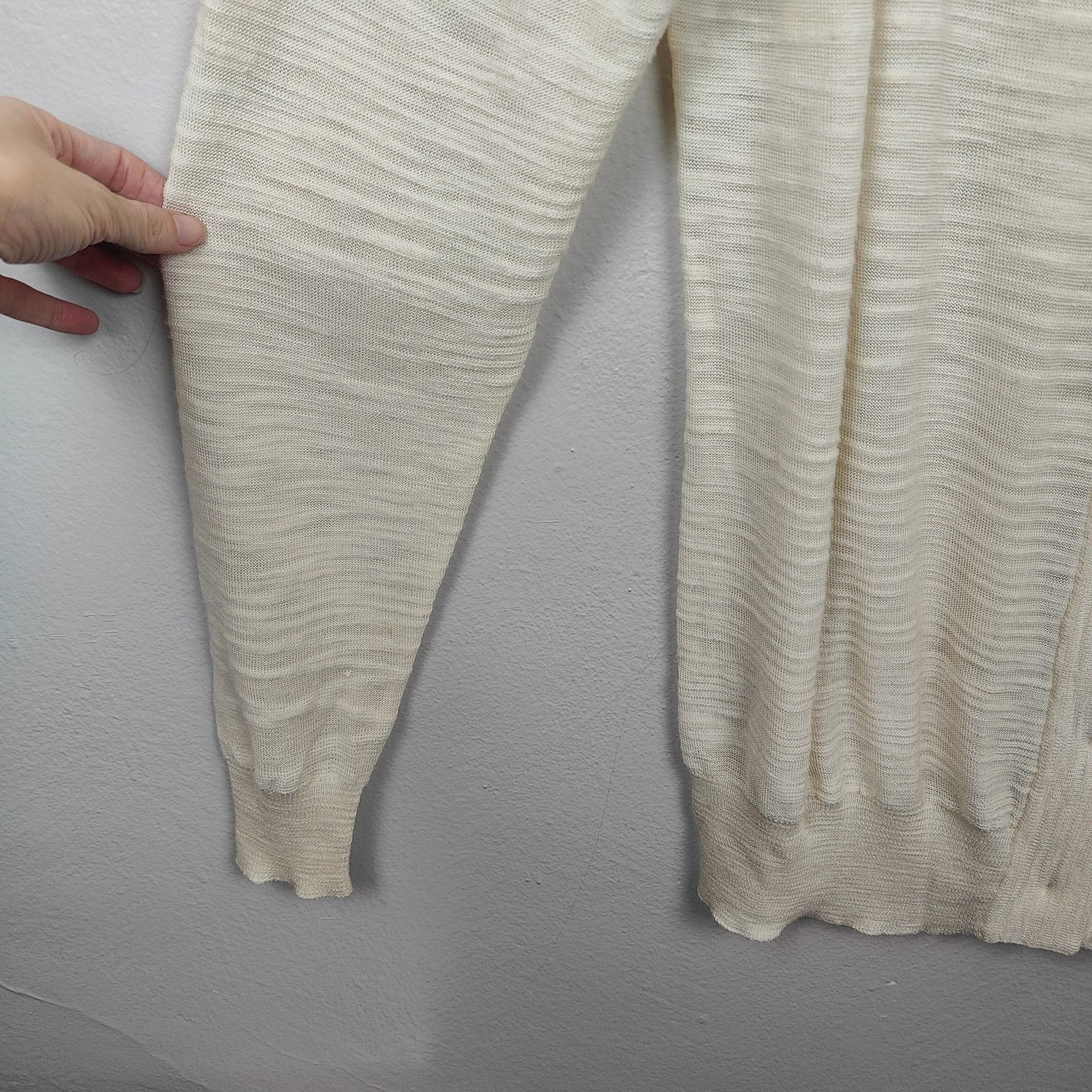 Maison Margiela Maison Martin Margiela Cardigan Sweater Womens XS Cream Size XS / US 0-2 / IT 36-38 - 3 Thumbnail