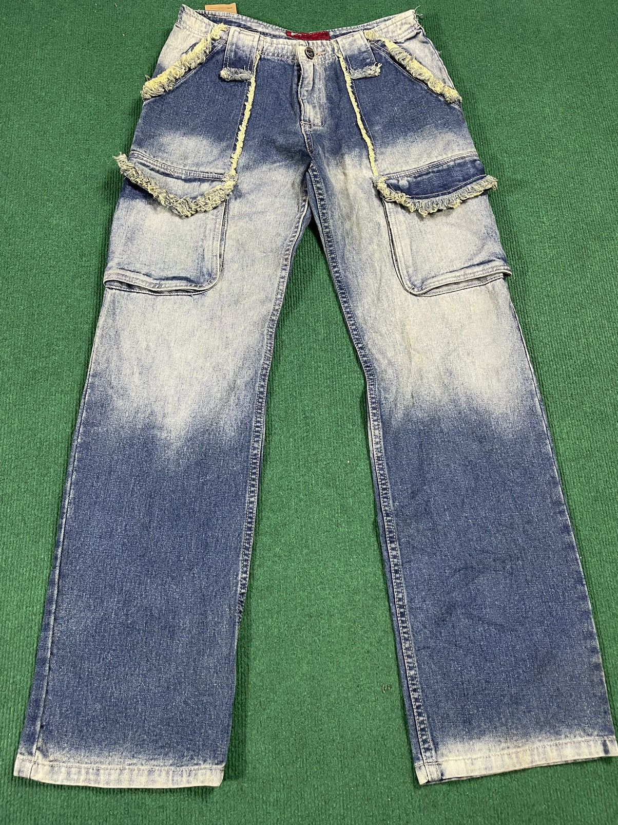 If Six Was Nine Distressed Look Japanese Jeans Multipocket Size US 30 / EU 46 - 2 Thumbnail