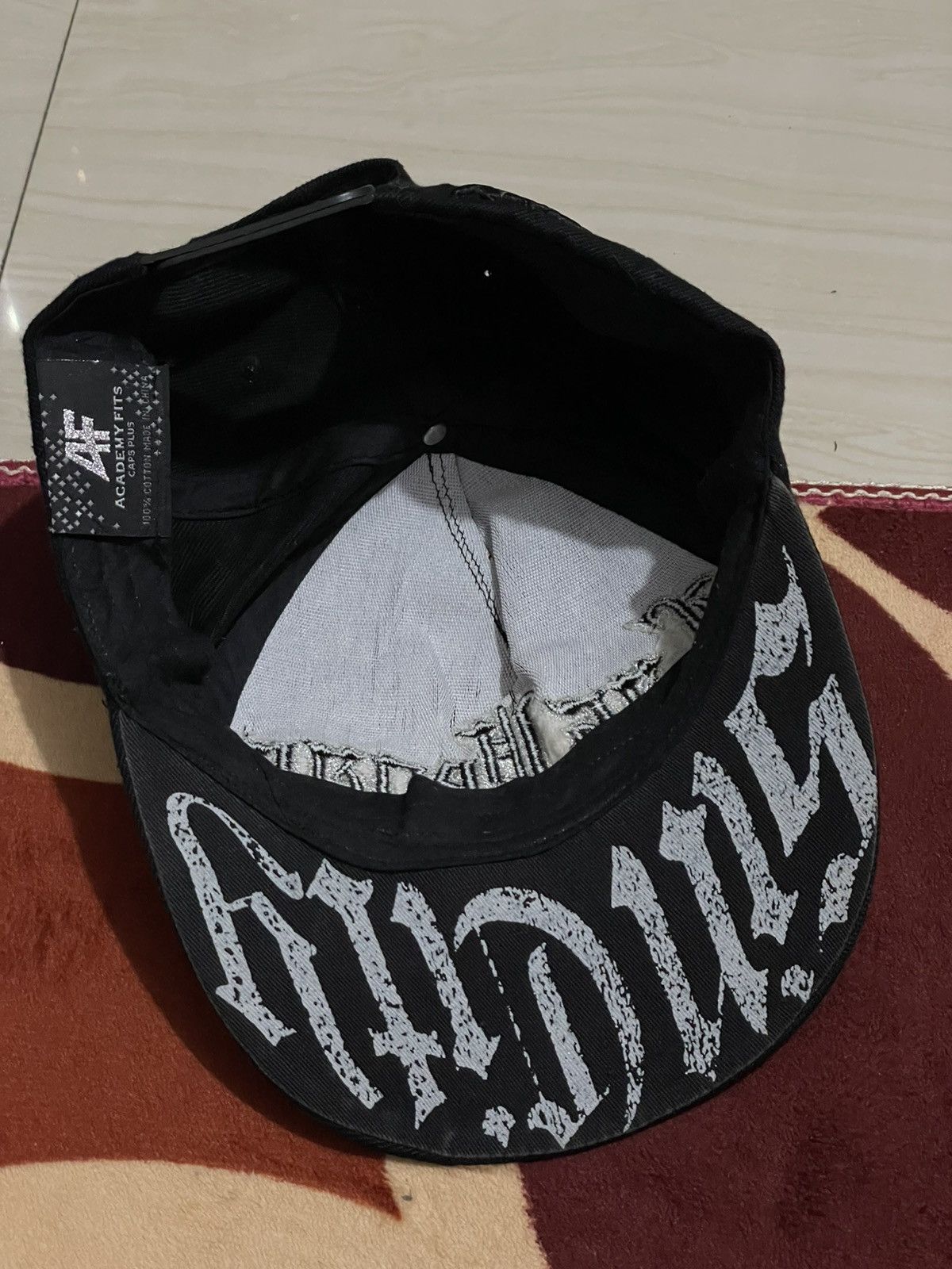 Hysteric Glamour Y2k Snapback academy fits caps plus crazy skull Size ONE SIZE - 2 Thumbnail