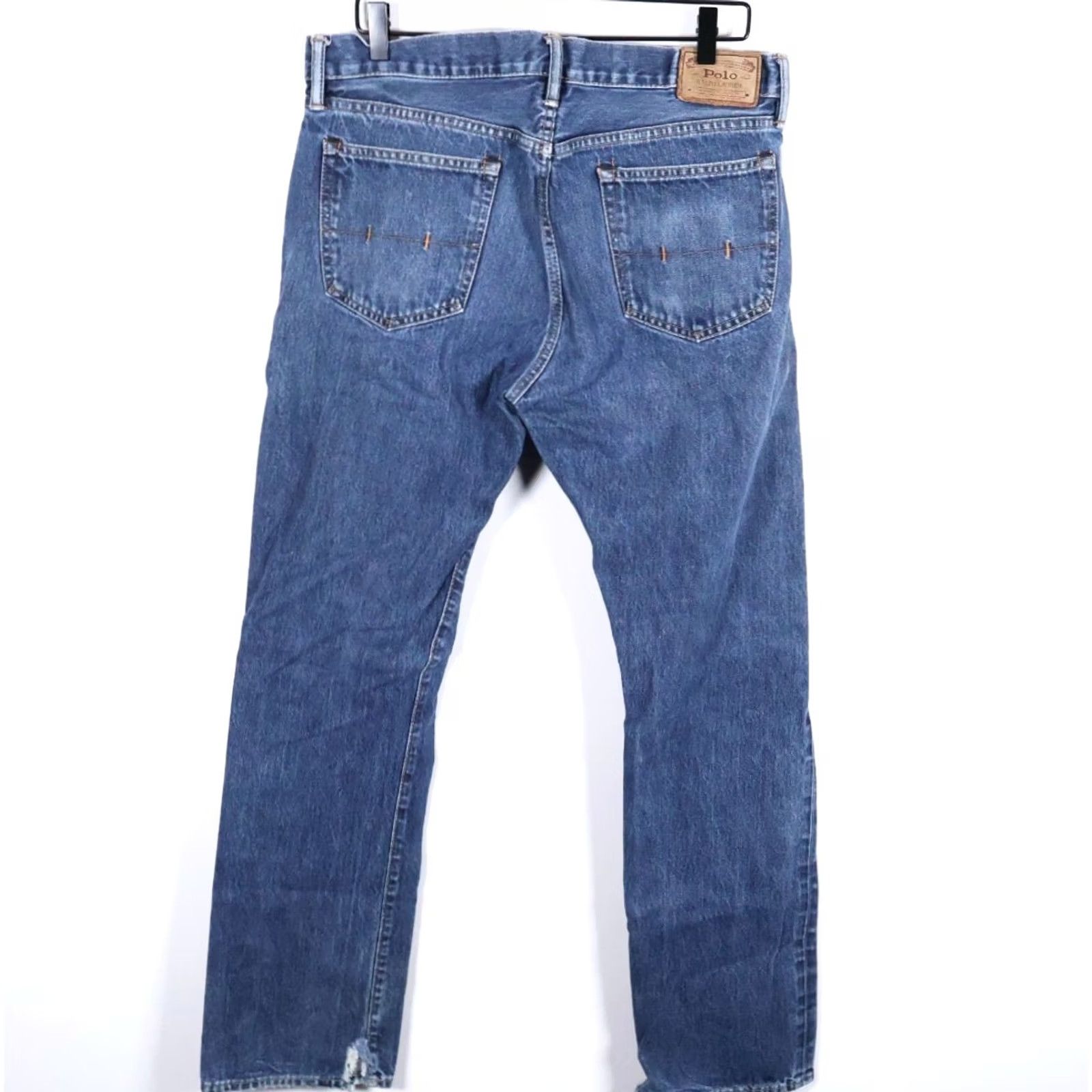 Polo Ralph Lauren Polo Ralph Lauren Jeans Men 34 x 34 Blue Hampton Straight Leg 100% Cotton Denim Vintage 90s Grunge Retro Style Shoes? Size US S / EU 44-46 / 1 - 2 Thumbnail