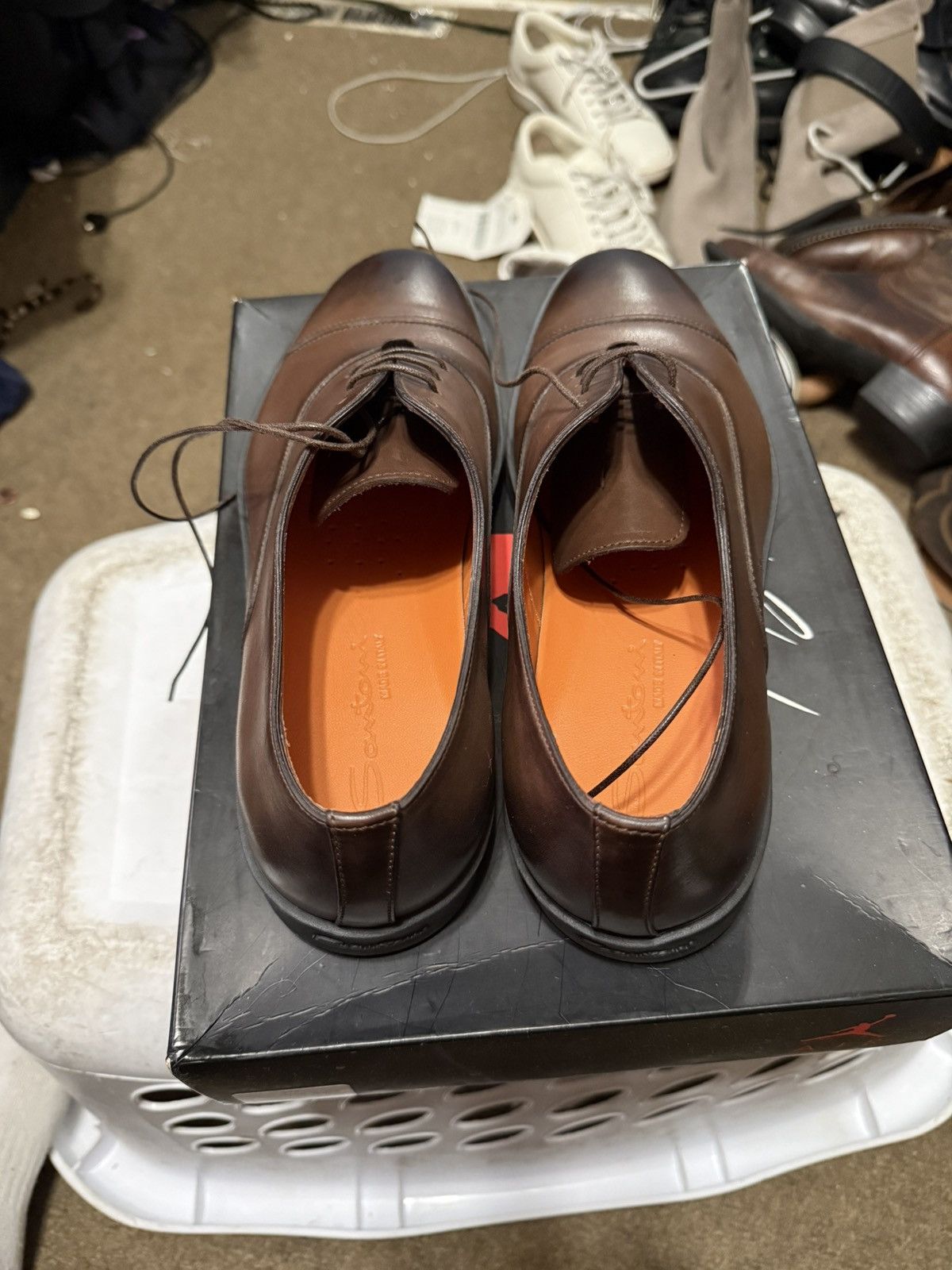 Santoni Santoni Darian lace-up osford shoes Size US 9.5 / EU 42-43 - 4 Thumbnail