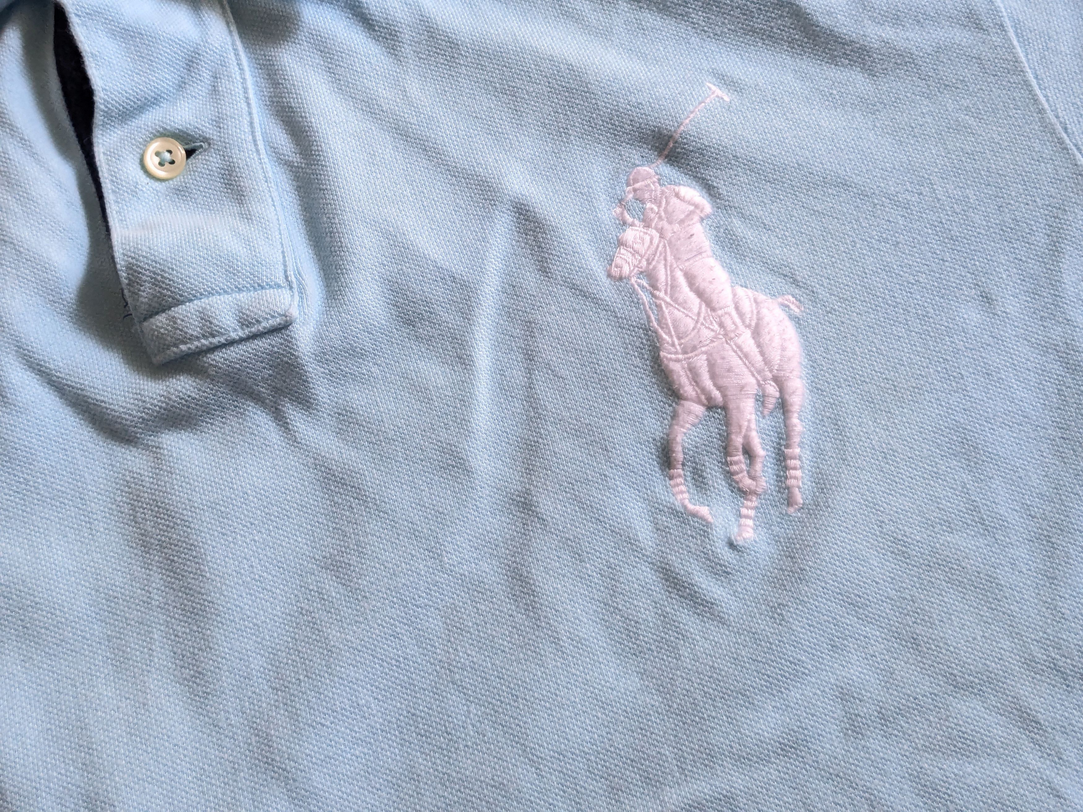Polo Ralph Lauren Polo Ralph Lauren Big Pony Polo Shirt Light Blue XL Size US XL / EU 56 / 4 - 5 Thumbnail