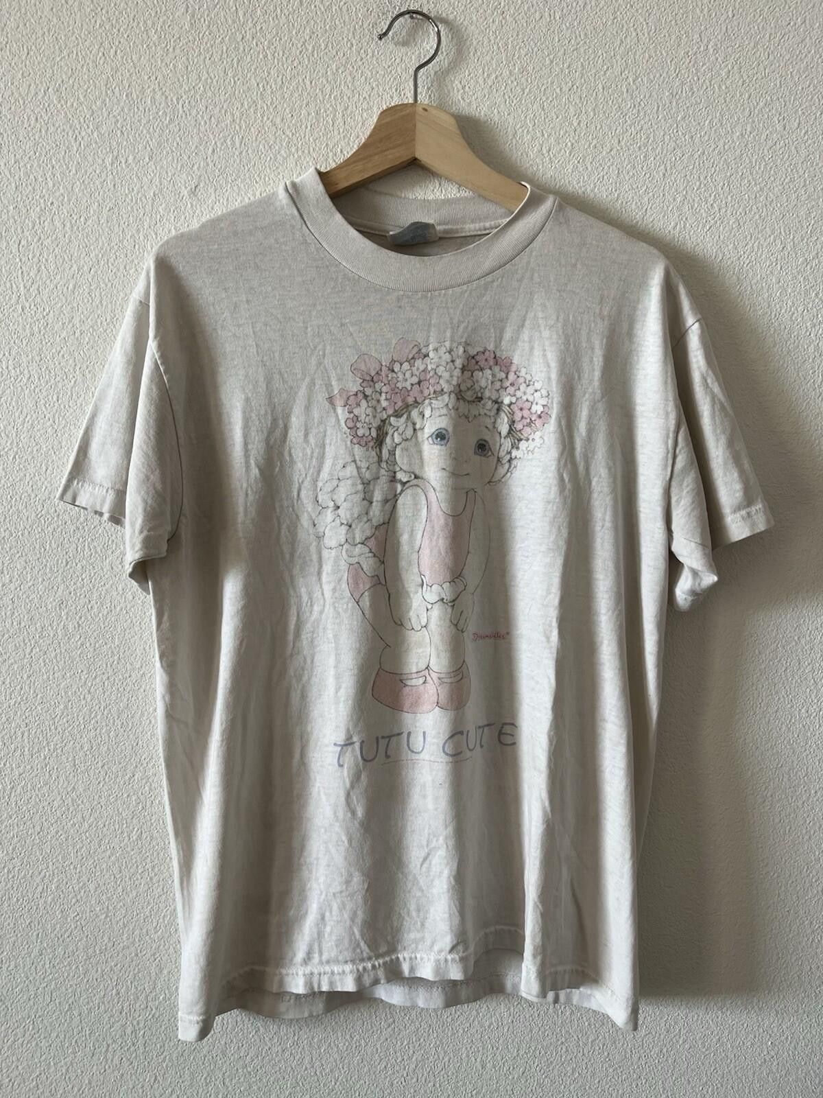 Vintage 80s Hanes Tutu Cute Graphic T-Shirt Medium⁠