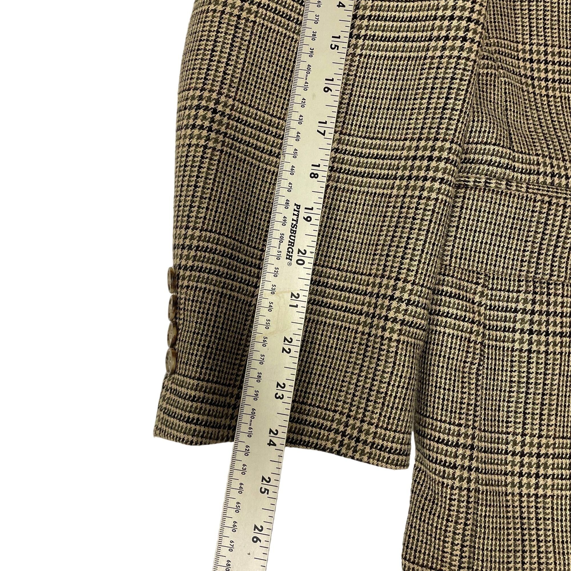 Other Signature Collection Sport Coat Gold Green Overcheck Jacket Size 42R - 10 Thumbnail
