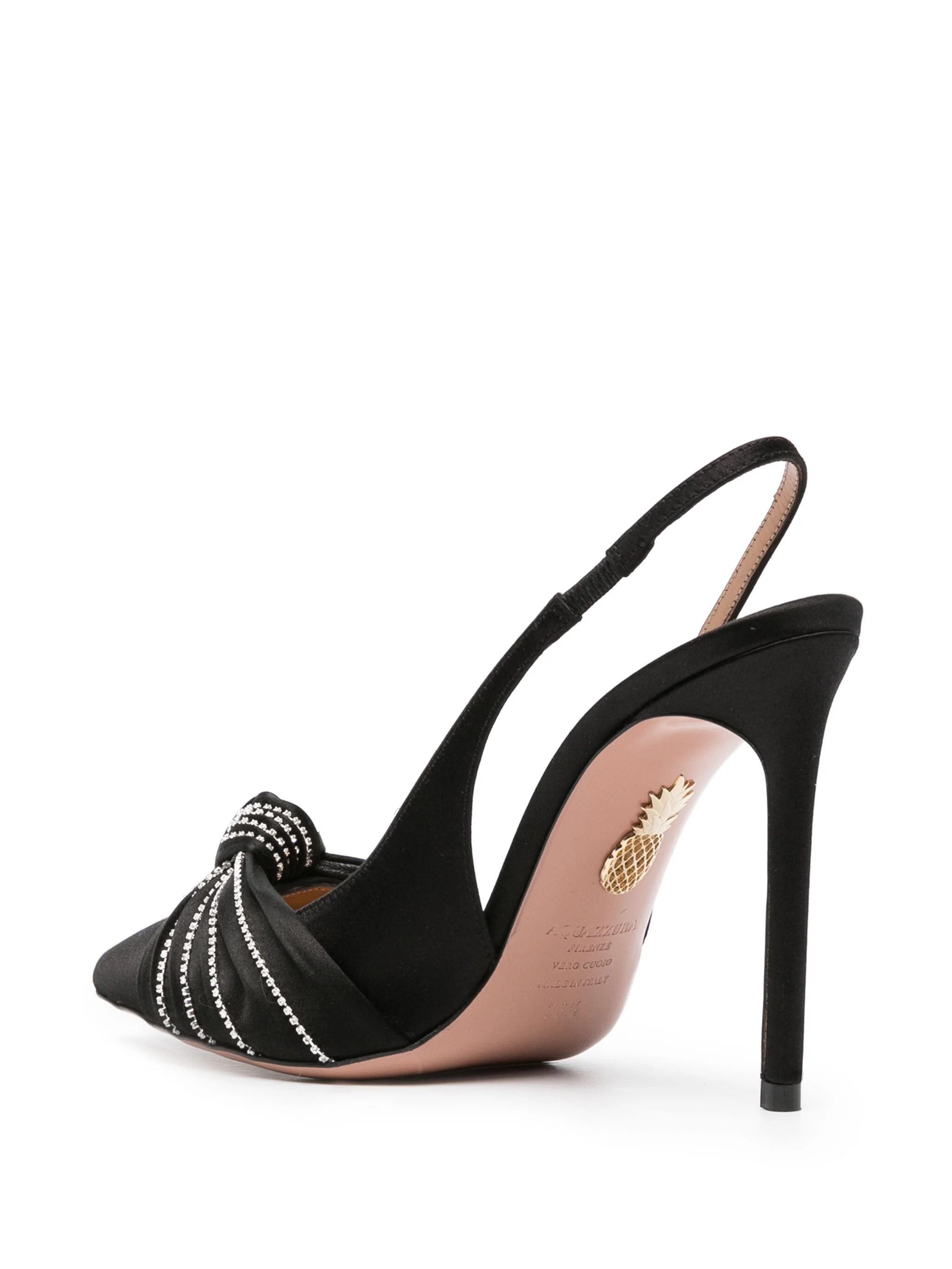 Aquazzura o1srvl11e1024 Pump in Black Size US 8 / IT 38 - 3 Thumbnail