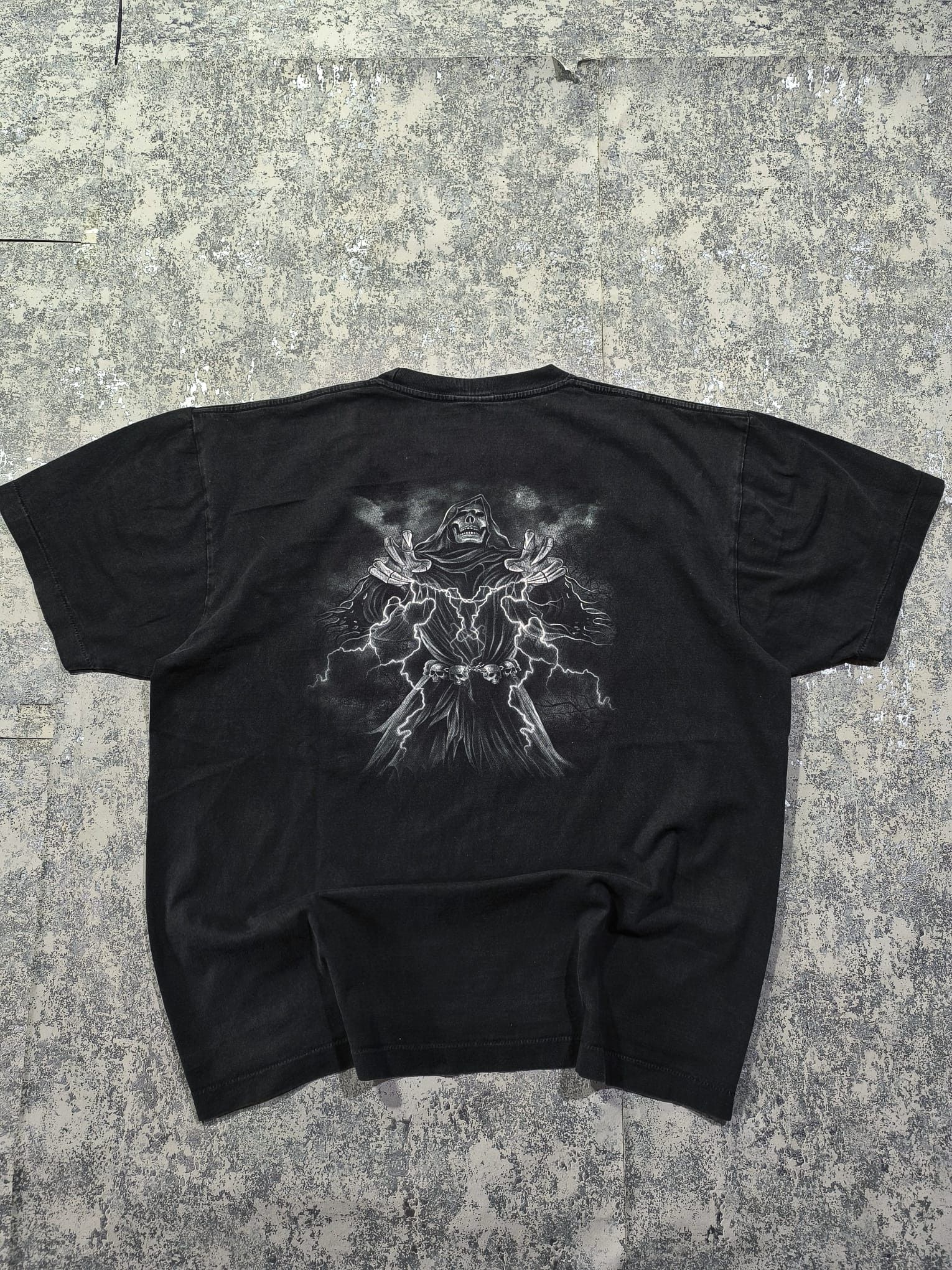 Japanese Brand single stitch vintage 90s death tshirt balenciaga 4gseller Size US XL / EU 56 / 4 - 4 Thumbnail