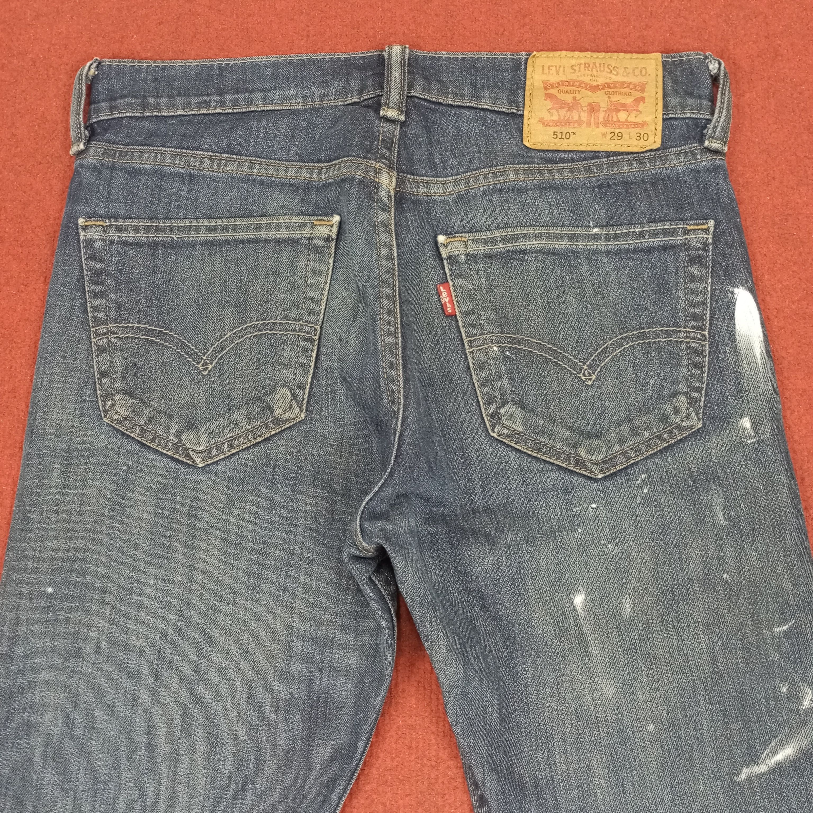 Levi's × Vintage Levis Streetwear Rock Punk Style Distressed Jeans Size 29" - 5 Thumbnail