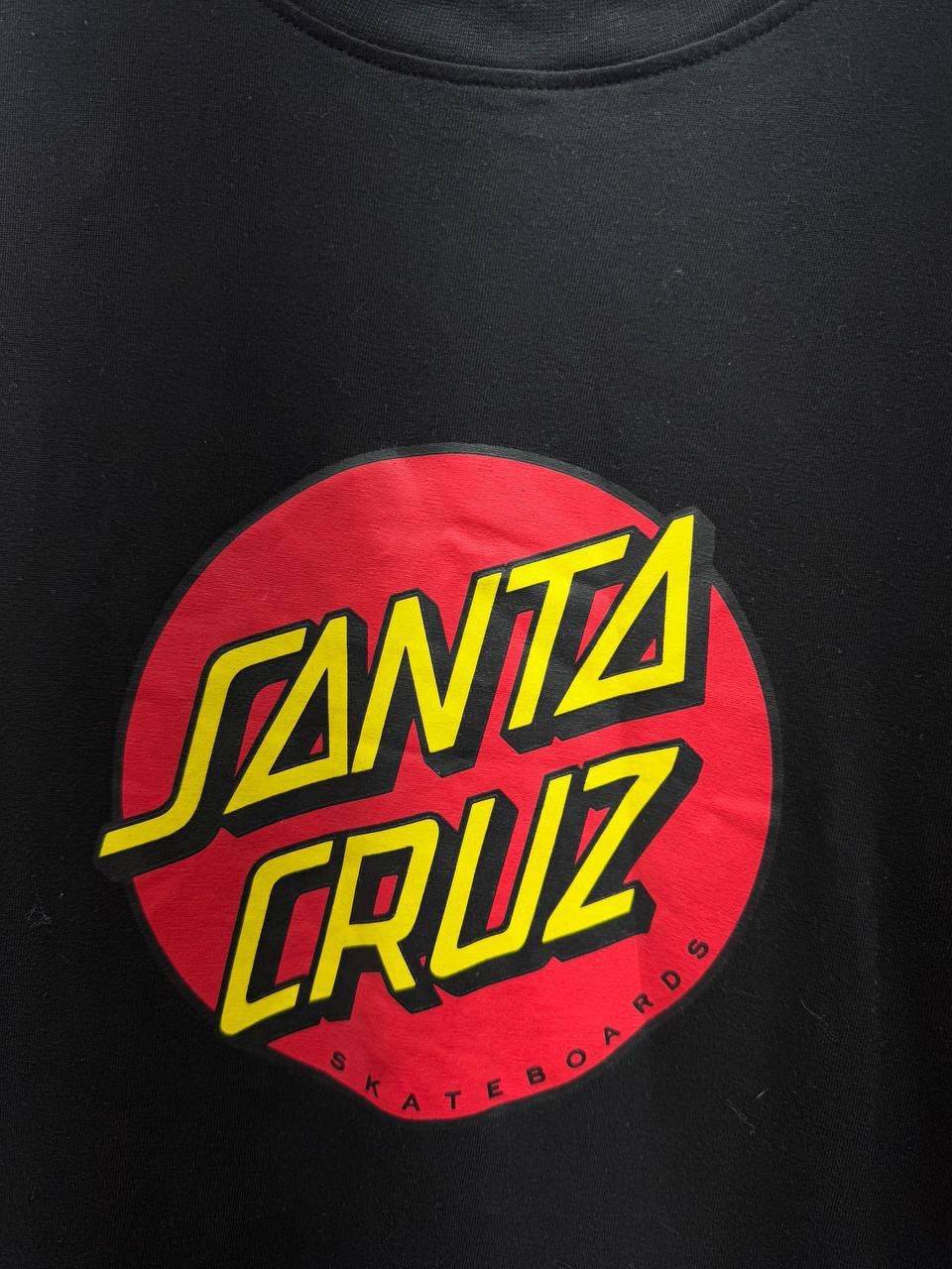 Santa Cruz Skateboards Vintage Y2K Santa Cruz Skateboards T Shirt Black Skate Mens Size US XL / EU 56 / 4 - 2 Thumbnail