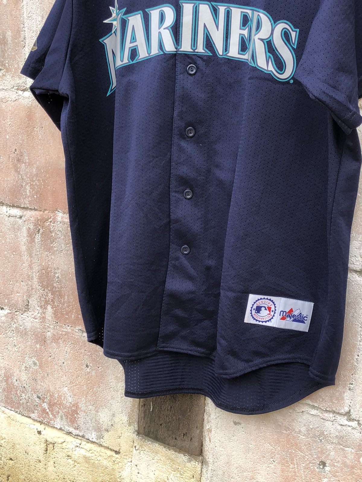 Majestic × Vintage MLB Mariners Jersey Genuine Merchandise Size US XL / EU 56 / 4 - 6 Thumbnail
