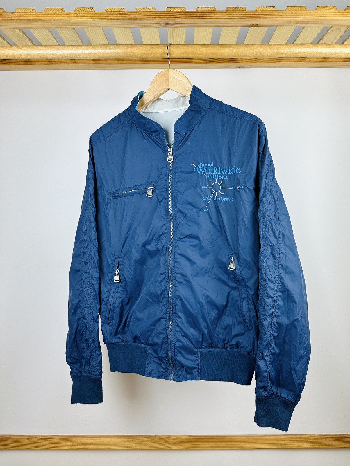 Diesel × Vintage Diesel Glorious Vintage Double Side Light Bomber Jacket Size US L / EU 52-54 / 3 - 1 Thumbnail