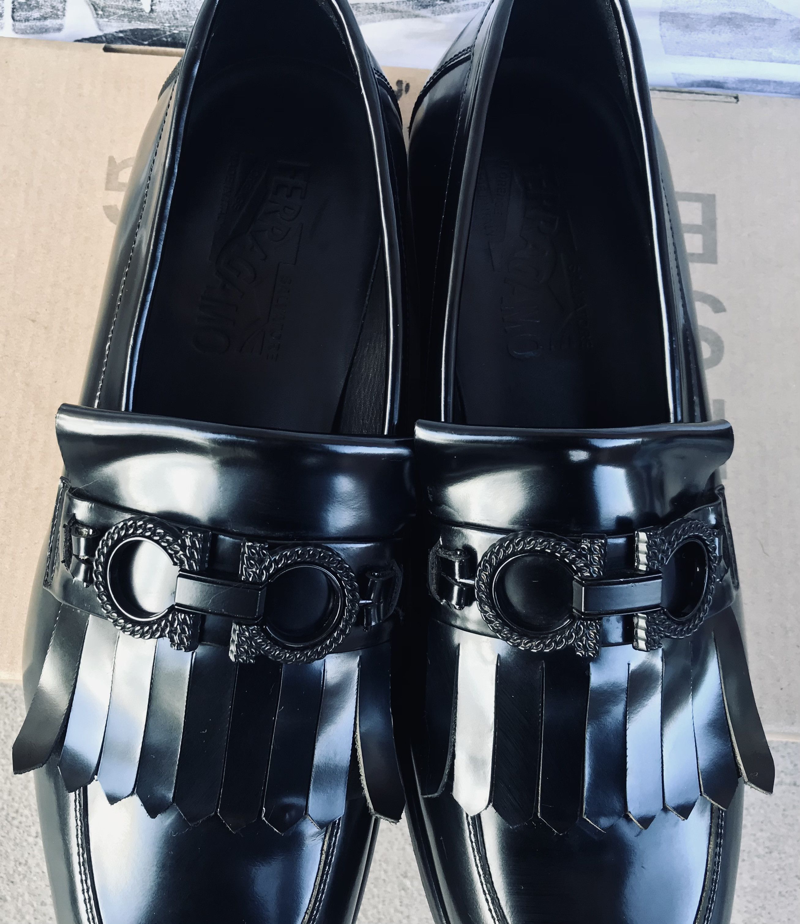Salvatore Ferragamo Salvatore Ferragamo Gancini Loafers Tassel Men's Slip On Size US 9 / EU 42 - 8 Thumbnail