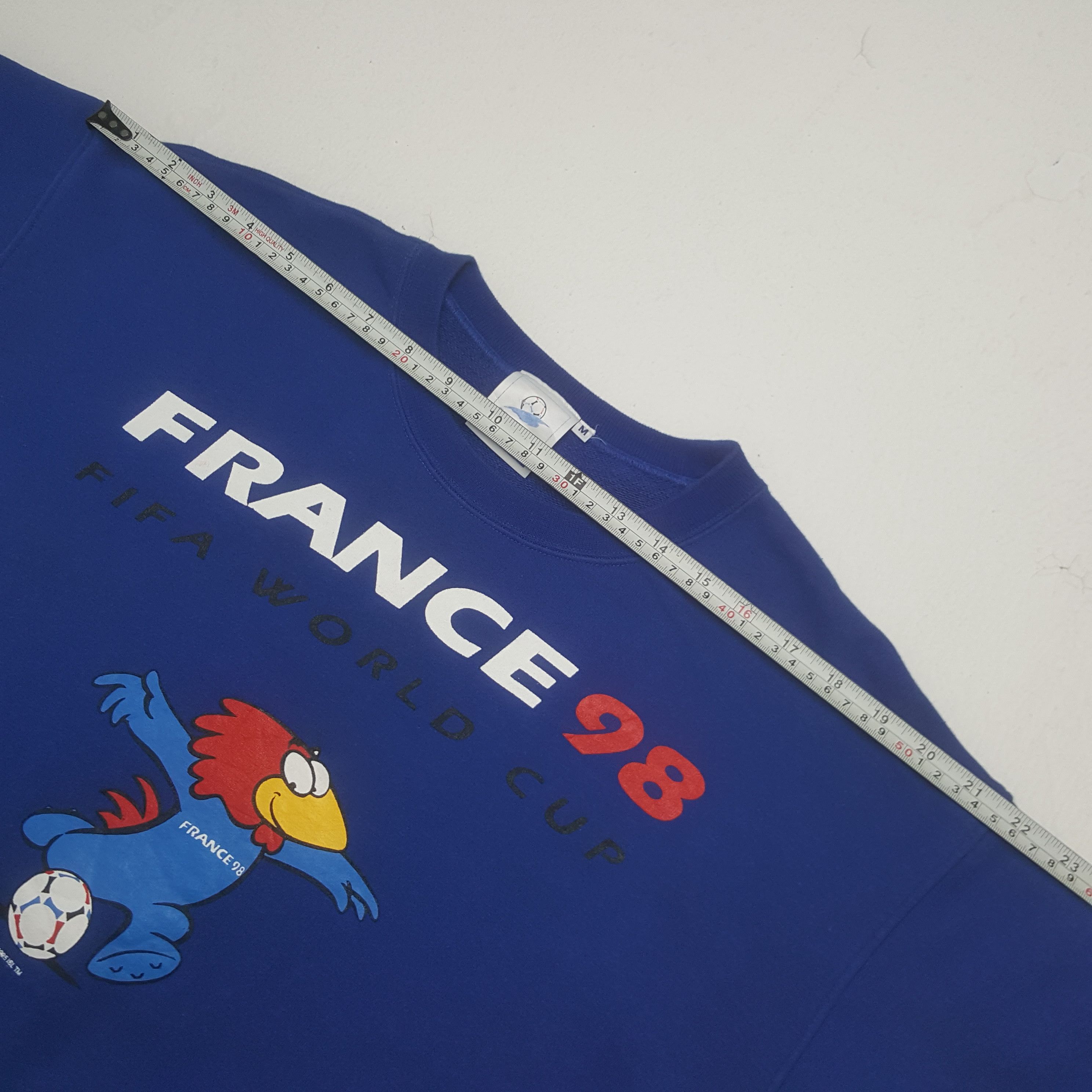 Vintage Vintage France Fifa World Cup Sweatshirt Size US L / EU 52-54 / 3 - 6 Thumbnail