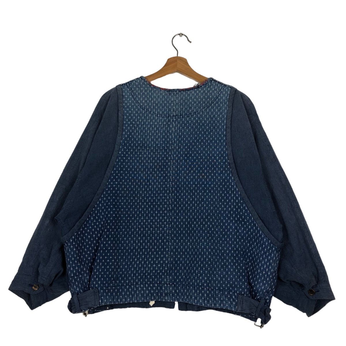 Japanese Brand 🔥Vintage Indigo Blur Blue Denim Jacket Button Japan Made Size US M / EU 48-50 / 2 - 8 Thumbnail