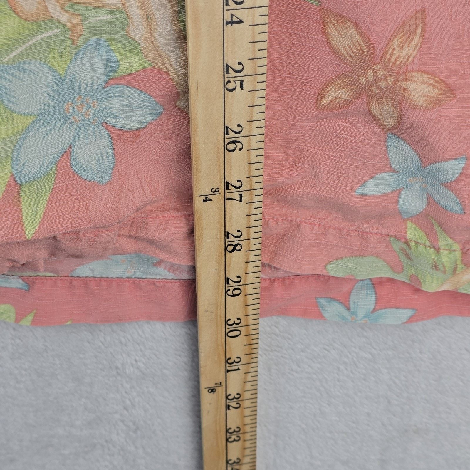 Tommy Bahama Tommy Bahama Large Silk Hawaiian Shirt Pinup Girl Coral Size US L / EU 52-54 / 3 - 8 Thumbnail