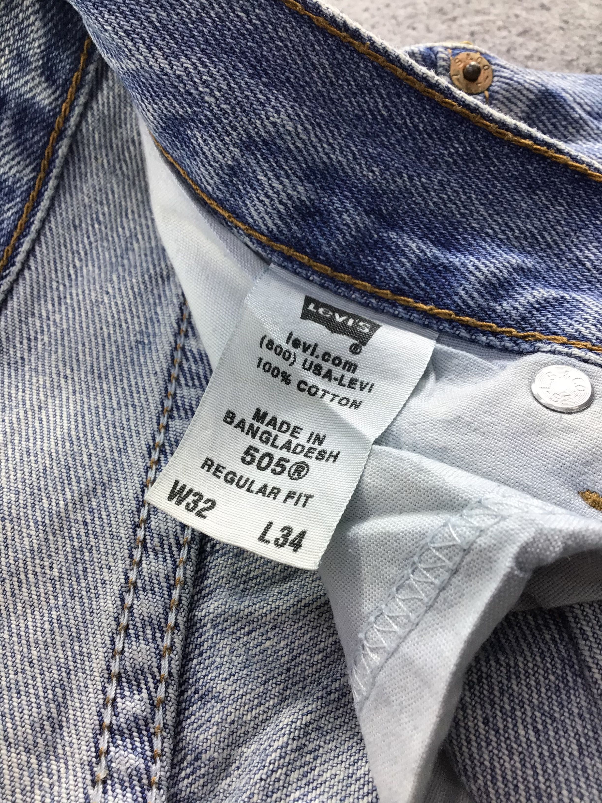 Levi's Vintage Levis 505 Jeans-J631 Size US 33 - 9 Thumbnail