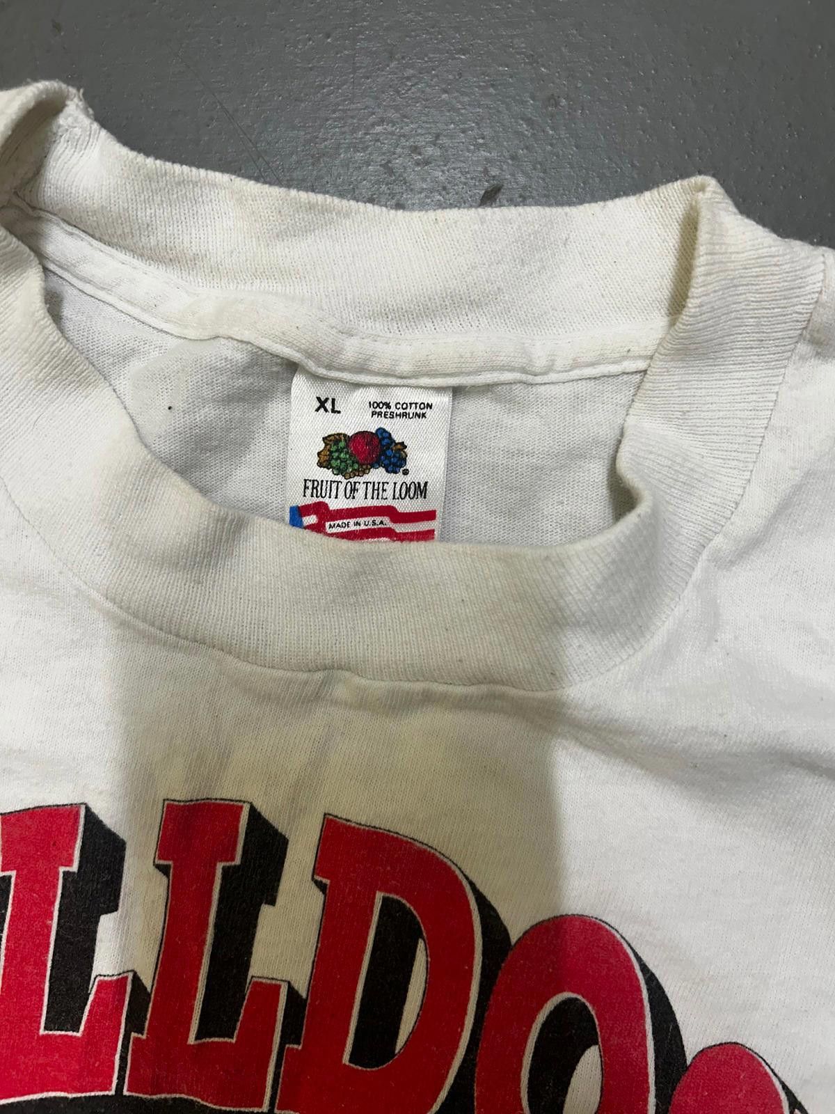 Fruit Of The Loom Vintage Bulldog Gym Rockdale High School T-Shirt Size US XL / EU 56 / 4 - 4 Thumbnail
