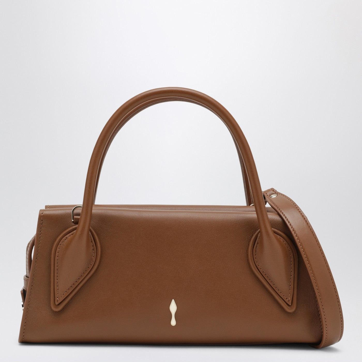 Christian Louboutin Christian Louboutin Venus Crossbody Bag In Brown Calf Leather Size ONE SIZE - 1 Thumbnail