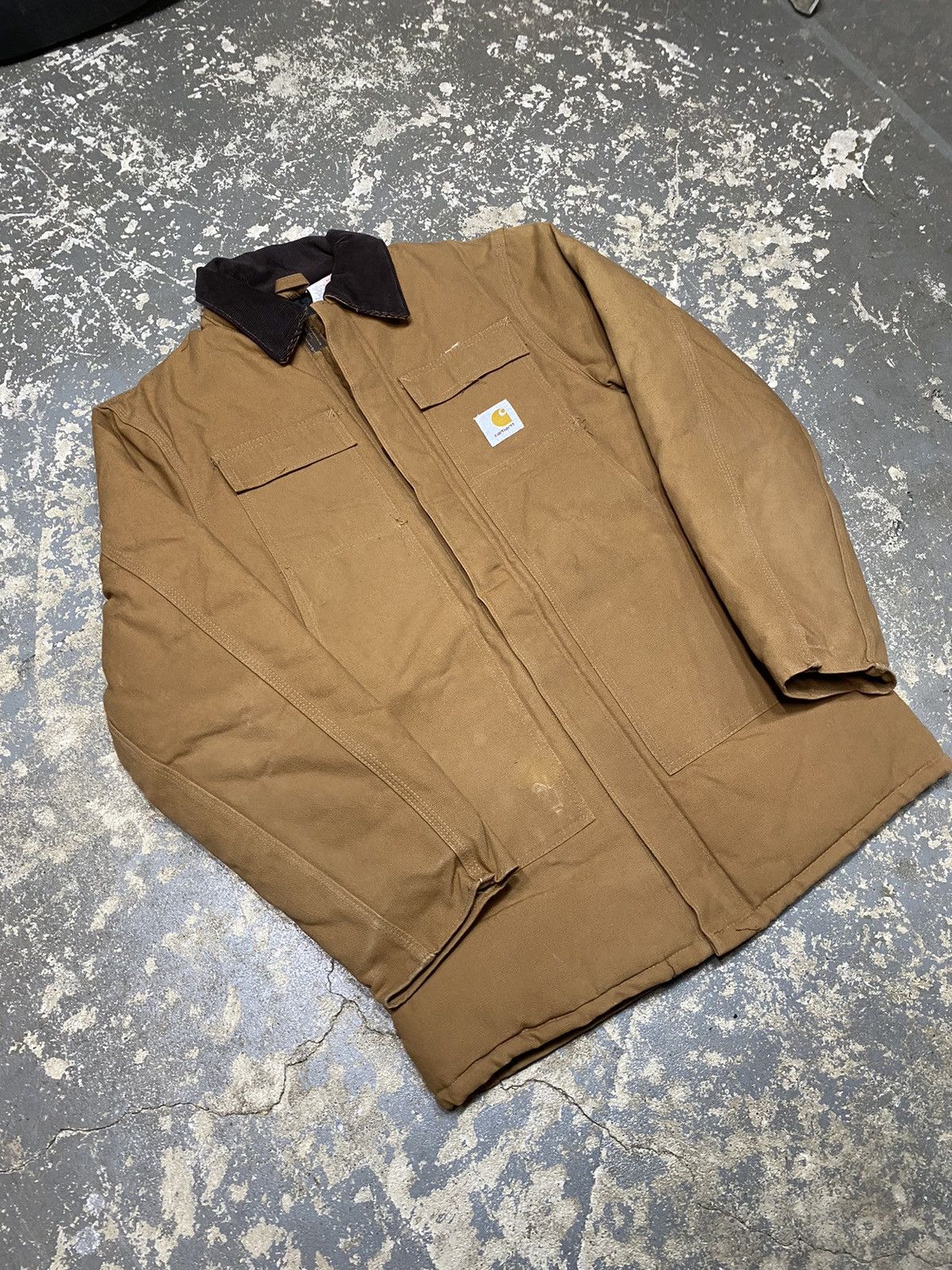 Carhartt × Vintage Vintage Carhartt Tan QuiltField Arctic Jacket CQ196 80s New Size US M / EU 48-50 / 2 - 9 Thumbnail