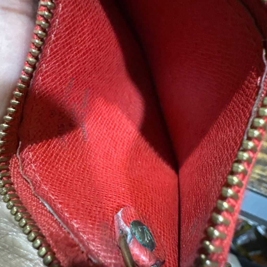 Louis Vuitton Louis Vuitton Red Epi Leather Pochette Cles Size ONE SIZE - 9 Thumbnail
