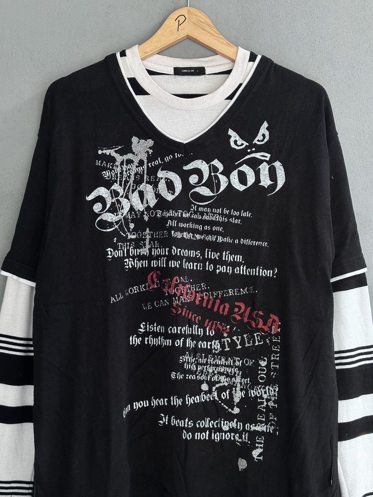 Hysteric Glamour Japanese-Poem Badboy ifsixwasnine Lgb Style Size US L / EU 52-54 / 3 - 2 Thumbnail