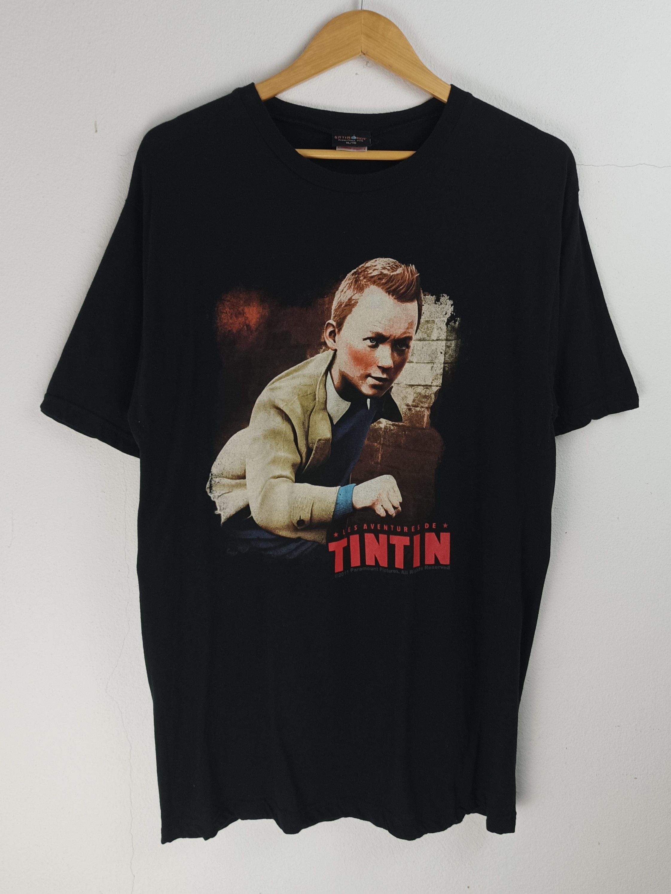 Vintage VINTAGE 2011 THE ADVENTURE OF TINTIN FRANCE PROMO VERY RARE Size US L / EU 52-54 / 3 - 3 Thumbnail