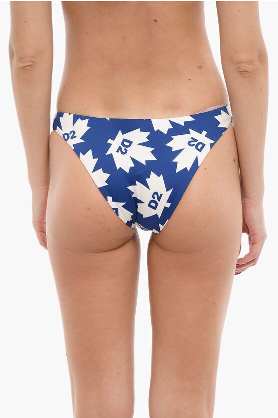 Dsquared2 og1mm0624 Size: 40 / Logo Bikini Bottom in Blue/White Size ONE SIZE - 2 Thumbnail