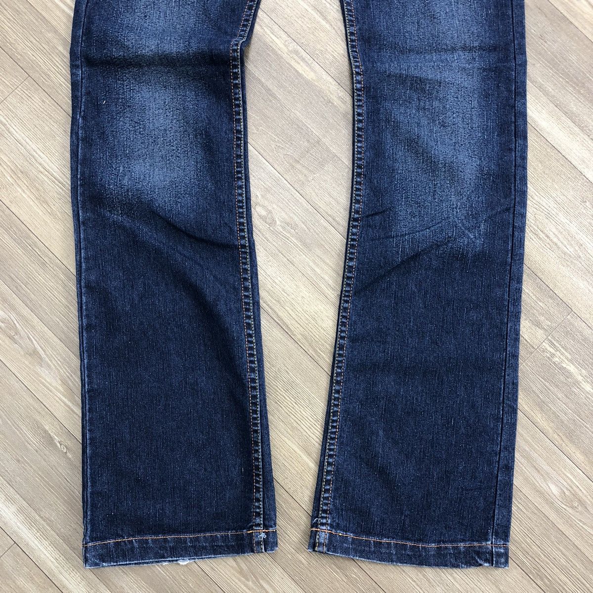 Evisu × Japanese Brand × Vintage 2000s Evisu Donna Pink Logo Faded Blue Jeans Pants Size 29" - 12 Thumbnail