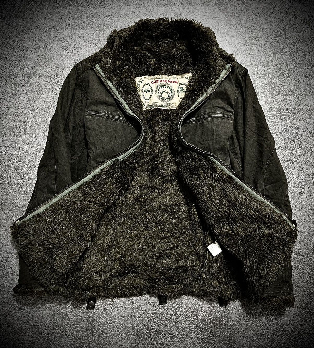 Chevignon Crazy Fur Japanese Chevignon Canvas Fur jacket Yasuyuki Styl Size US L / EU 52-54 / 3 - 4 Thumbnail