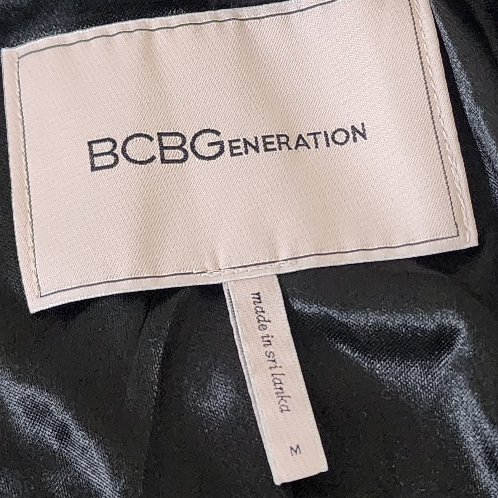 Bcbgmaxazria BCBGeneration Medium Black Tuxedo Blazer Jacket Size M / US 6-8 / IT 42-44 - 7 Thumbnail