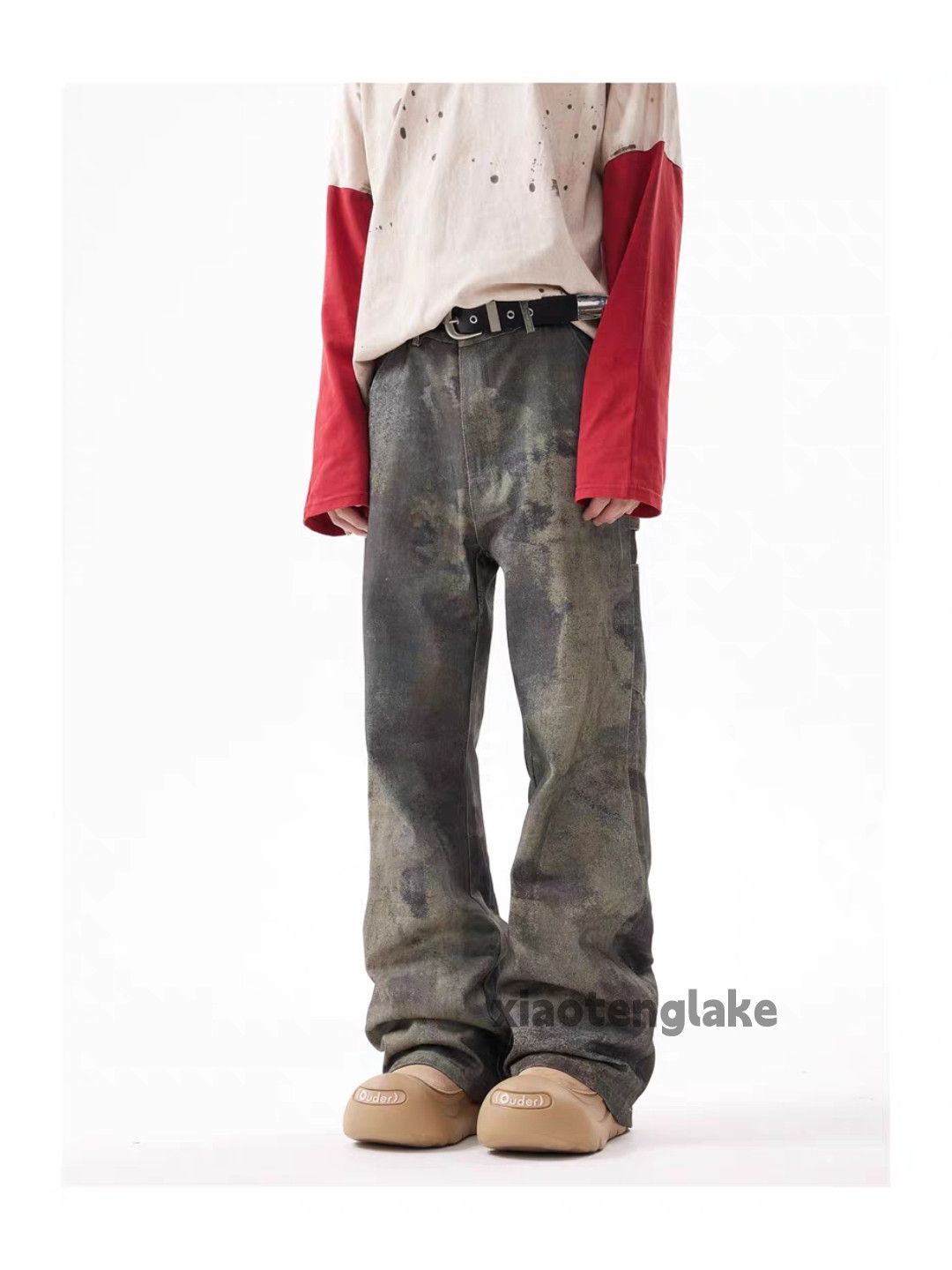 Designer × Japanese Brand × Vintage utility military outdoor pattern carpenter flared pants Size US 32 / EU 48 - 4 Thumbnail