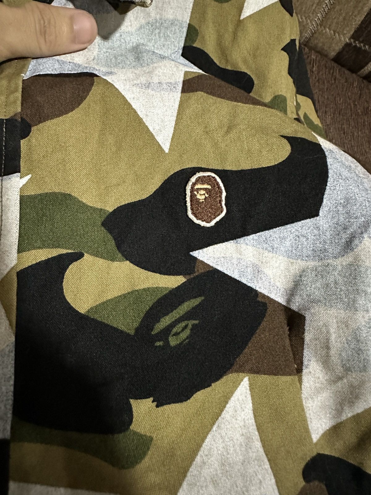 Bape Bape 1st Camo Sta Pattern Button Up Shirt Size XS / US 0-2 / IT 36-38 - 2 Thumbnail