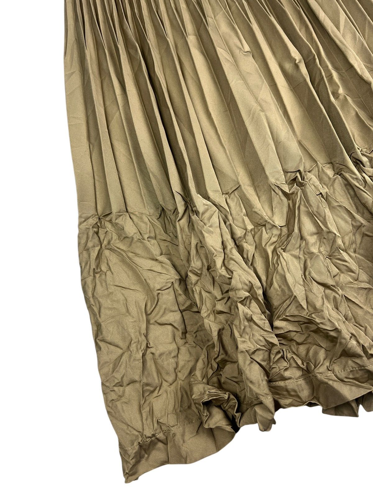 Issey Miyake Ne-Net Pleated Wrinkles Maxi Skirt Size 29" - 6 Thumbnail