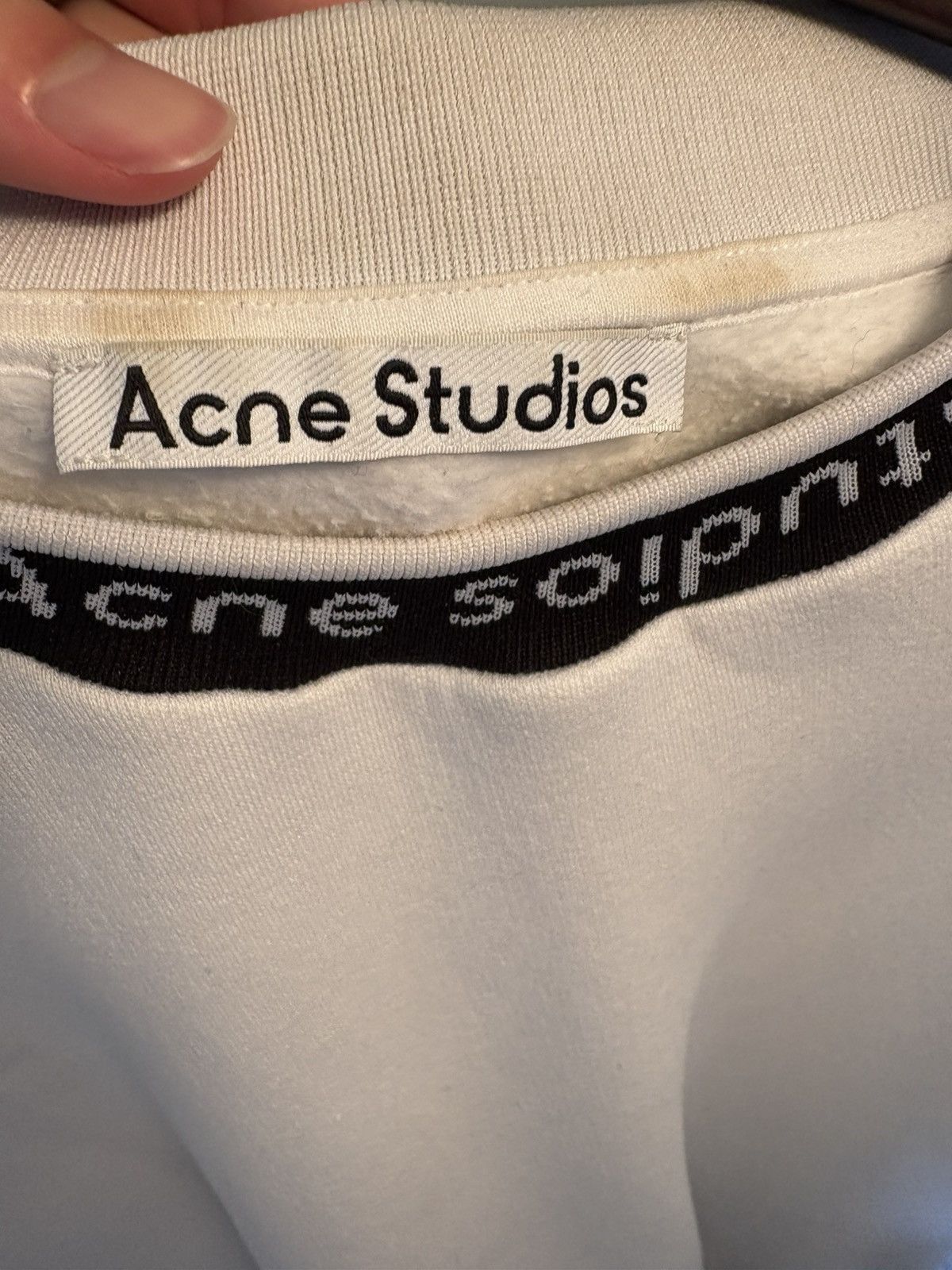 Acne Studios Logo Band Crewneck Sweatshirt Size US S / EU 44-46 / 1 - 3 Thumbnail