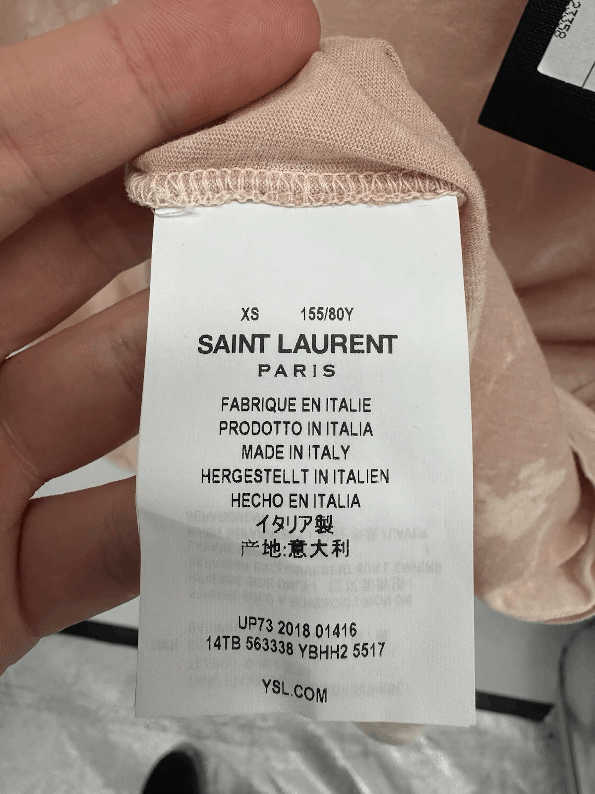 Yves Saint Laurent Saint Laurent Tie Dye Logo T Shirt XS Size US XS / EU 42 / 0 - 9 Thumbnail