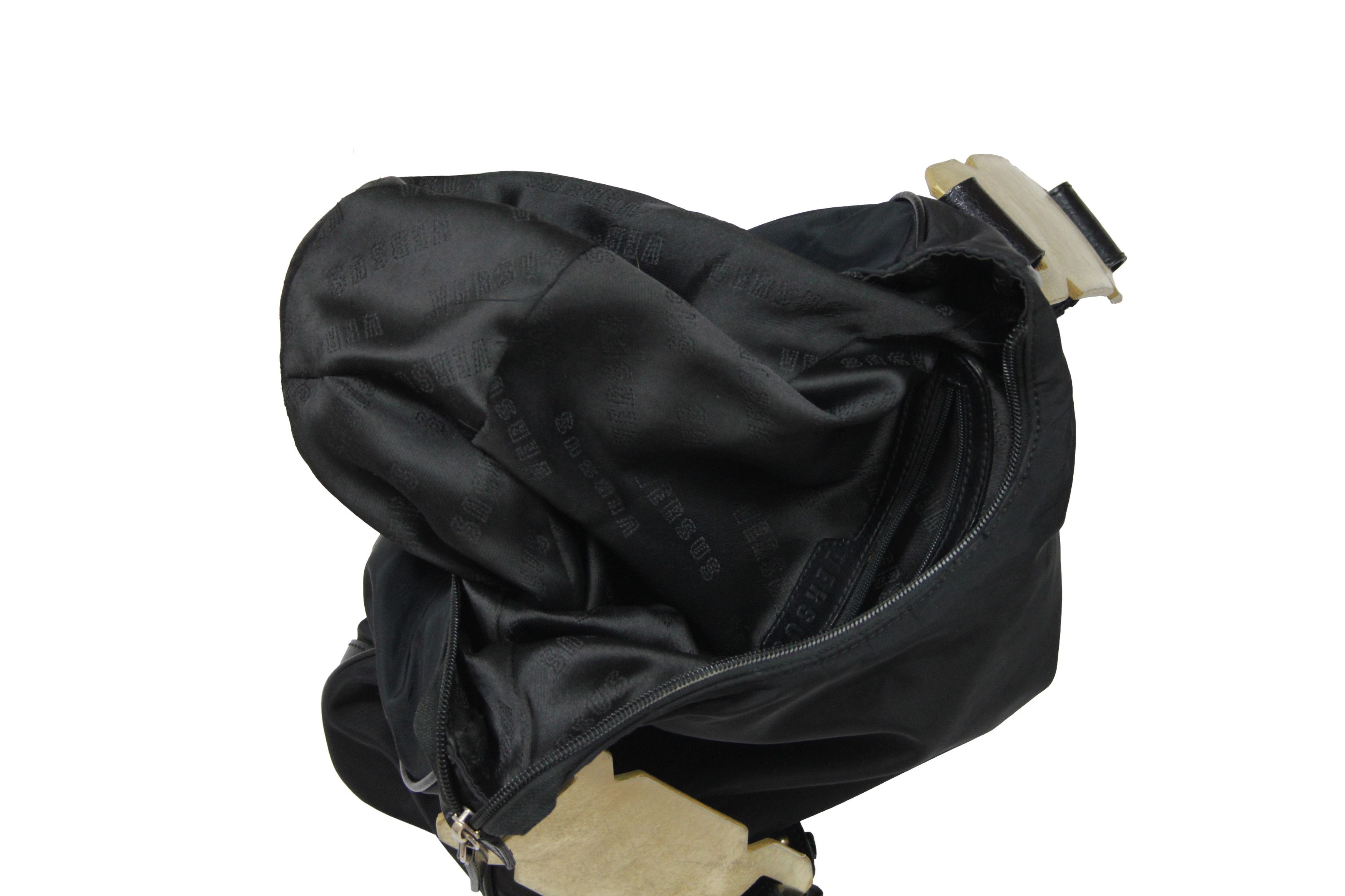 Versus Versace 00S Y2K Logo Half Moon Nylon Bag Vintage Size ONE SIZE - 9 Thumbnail