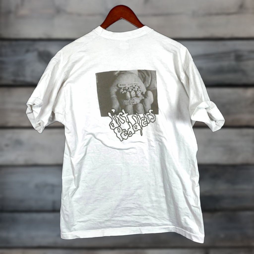 Fruit Of The Loom VINTAGE Dirt Peddlers Rock Band T-Shirt Adult XL White Double-Sided 90s Retro Graphic Print Mens Size US XL / EU 56 / 4 - 1 Thumbnail