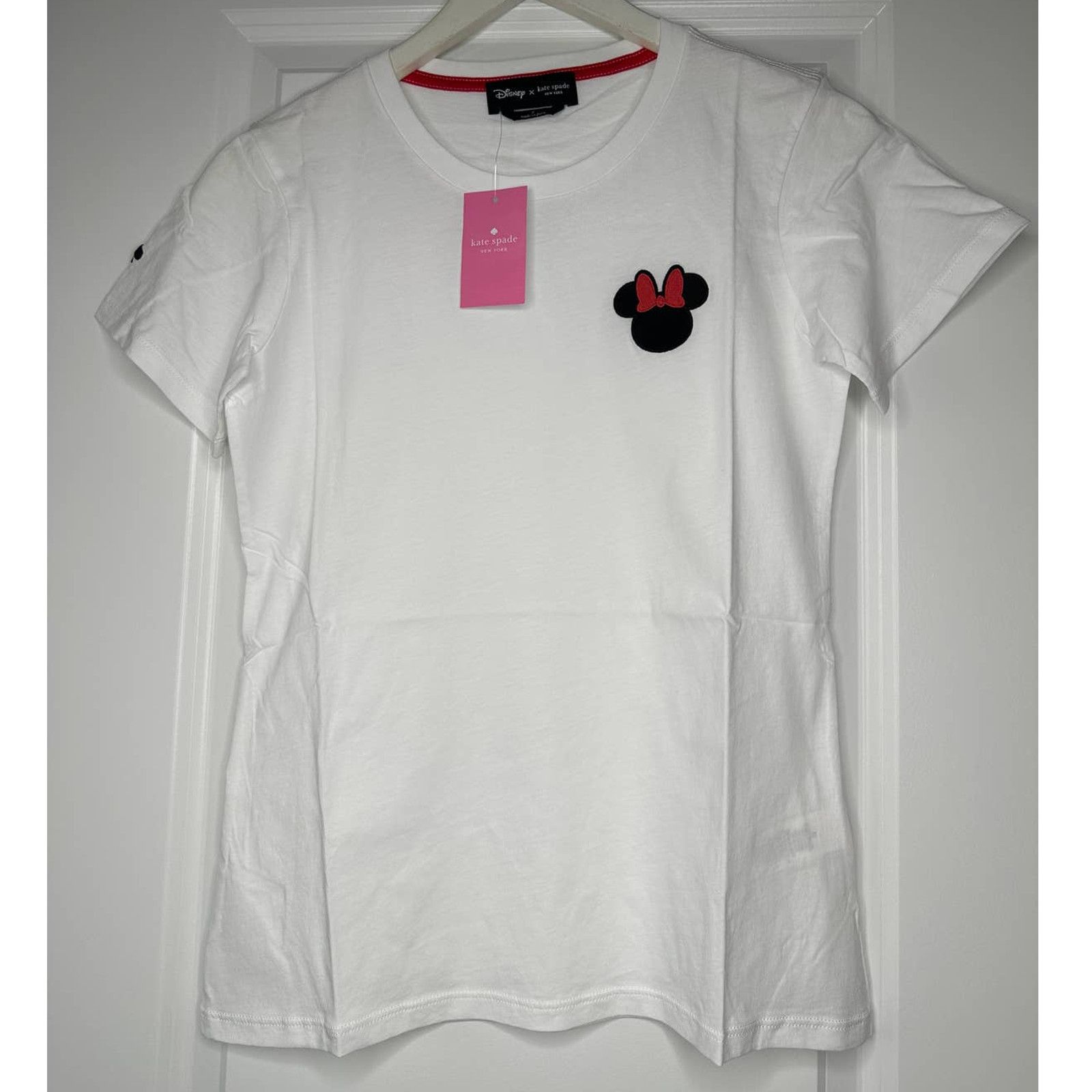 Kate Spade Kate Spade Short Sleeve Minnie Patch Tee Large Size S / US 4 / IT 40 - 1 Thumbnail
