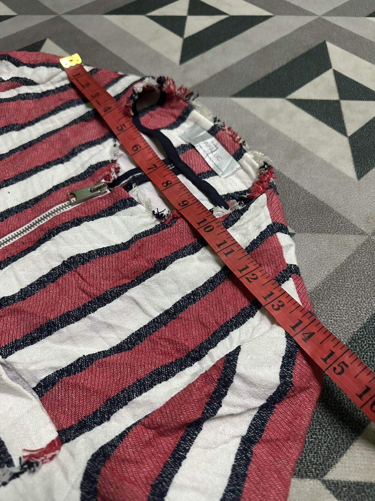 Zara Zara striped cropped jacket Melissa and joe Size M / US 6-8 / IT 42-44 - 14 Thumbnail